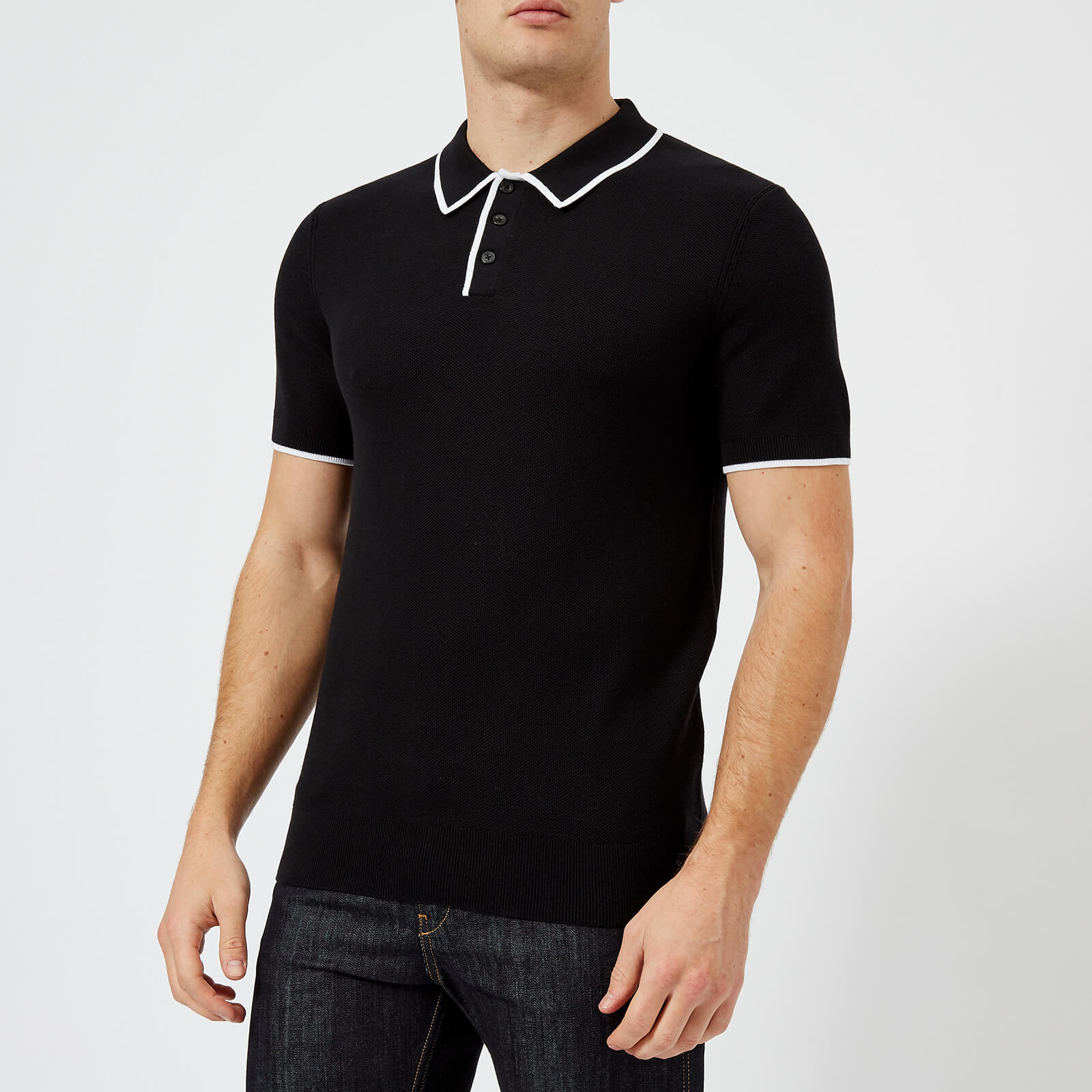 michael kors polo womens black