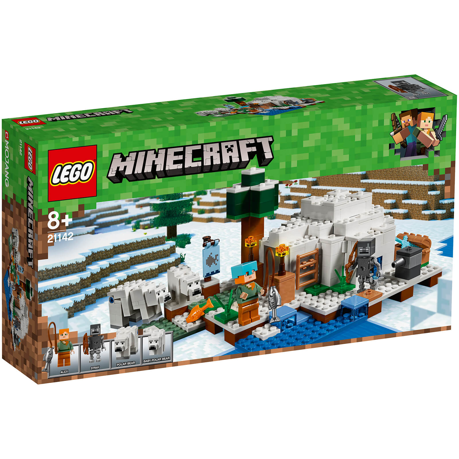 LEGO Minecraft: The Polar Igloo (21142) Toys | Zavvi