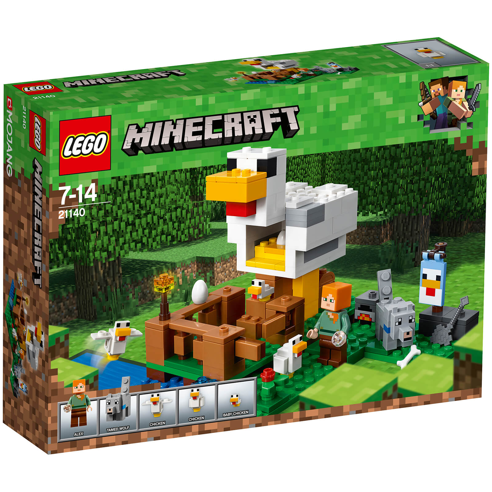 Lego Minecraft The Chicken Coop 21140 Toys Zavvi Australia