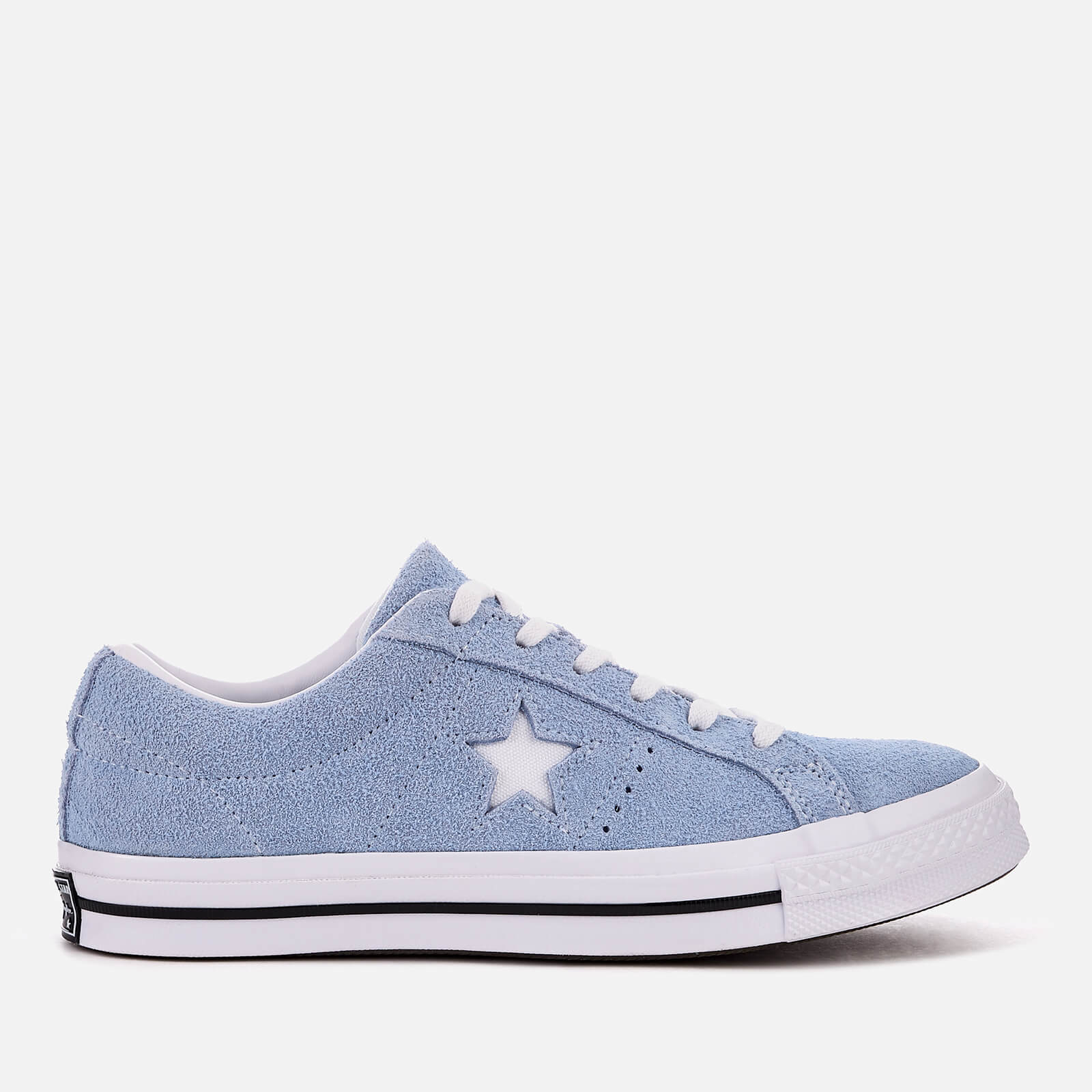 one star converse light blue