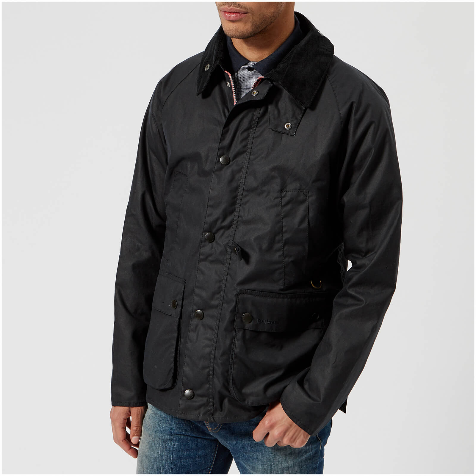 barbour bedale navy