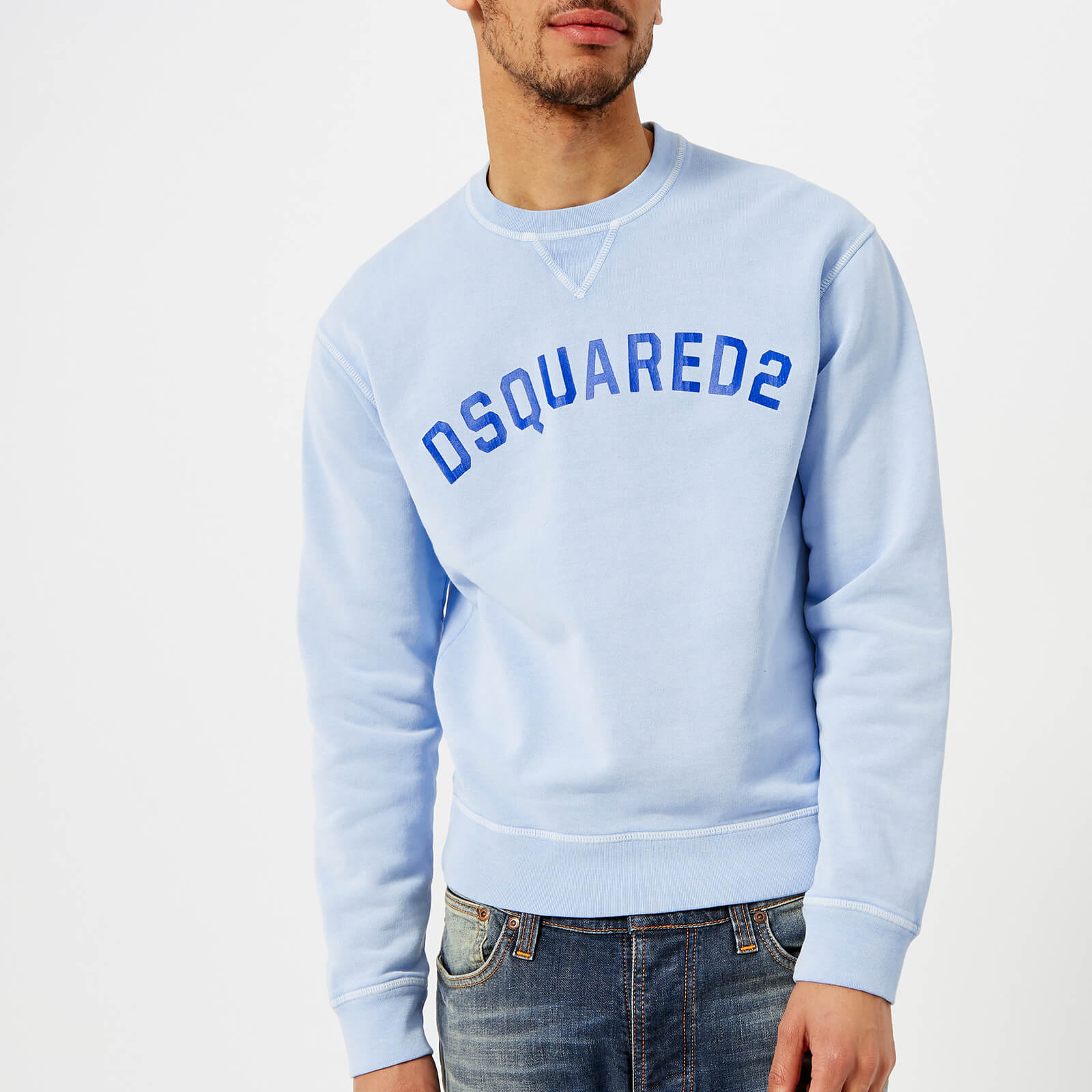 Dsquared2 Logo Sweatshirt - Light Blue 