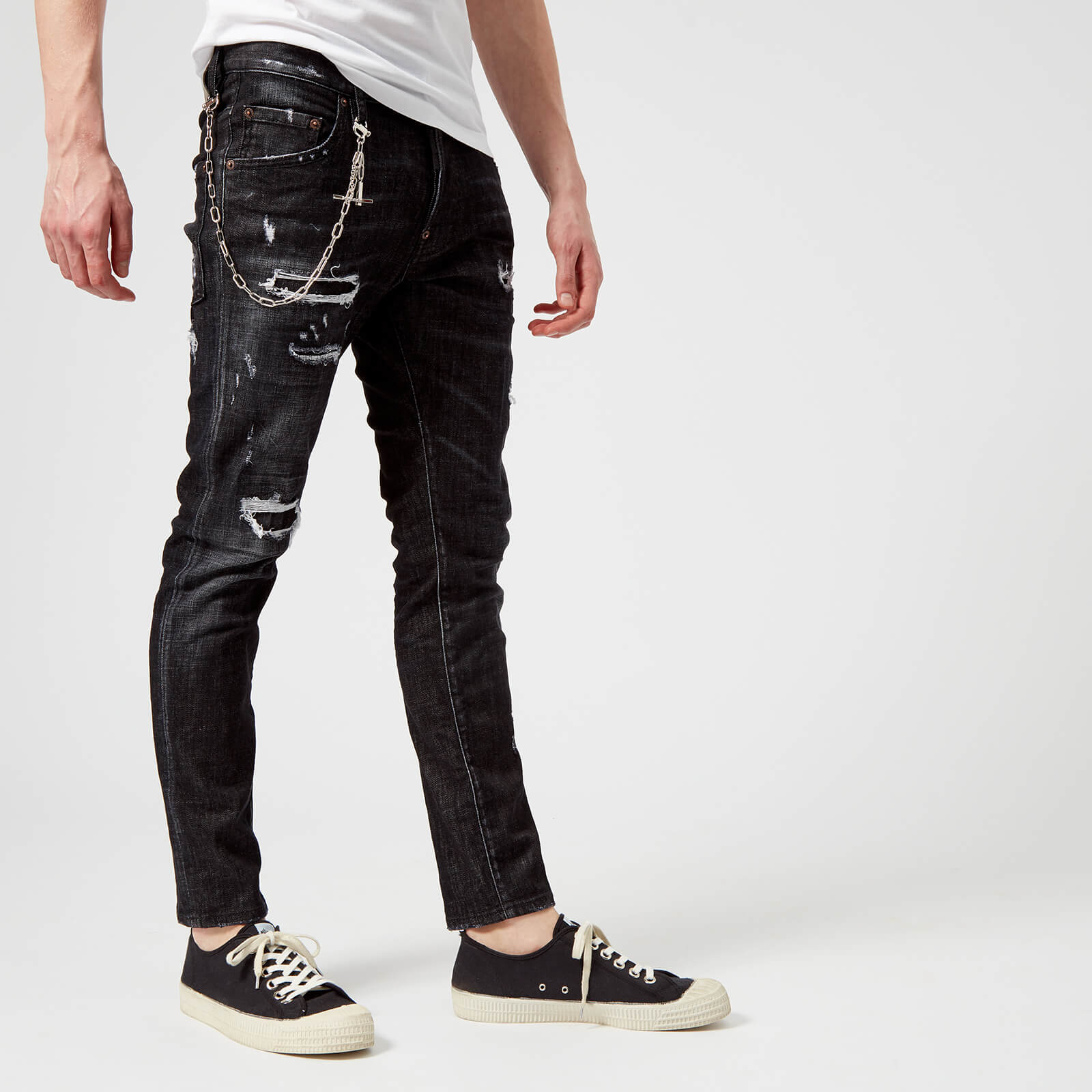 dsquared jeans mens black