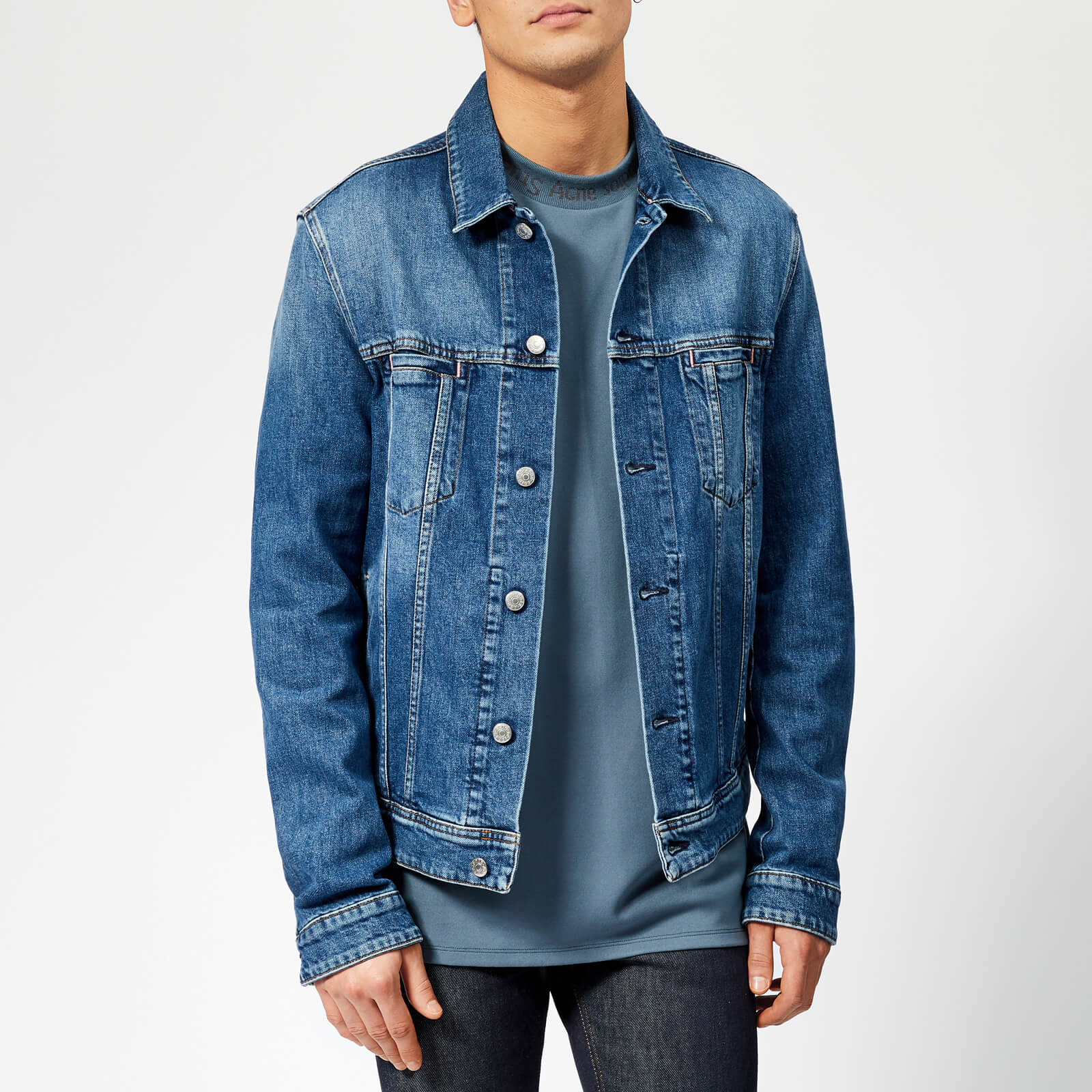 acne studios pass denim jacket