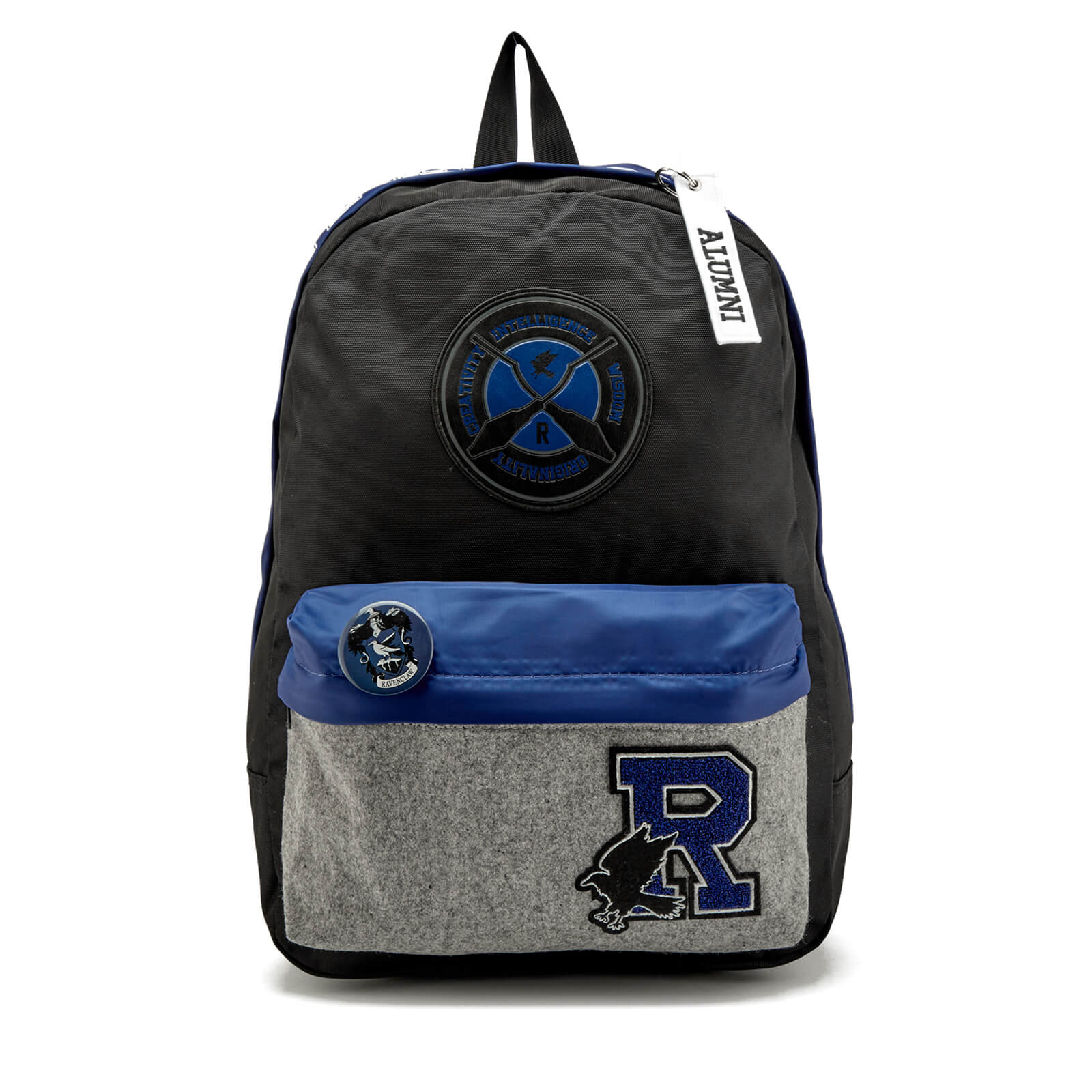 Harry Potter Ravenclaw House Backpack with Patches Black Merchandise