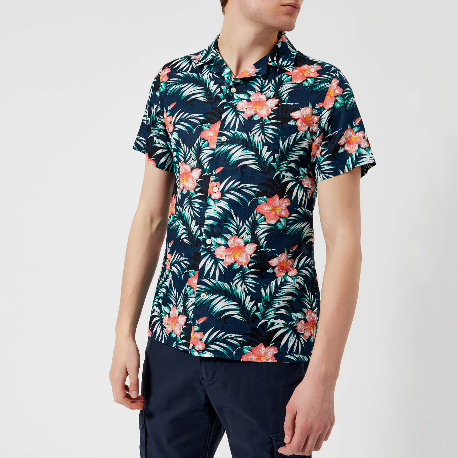 tommy hilfiger hawaiian shirt