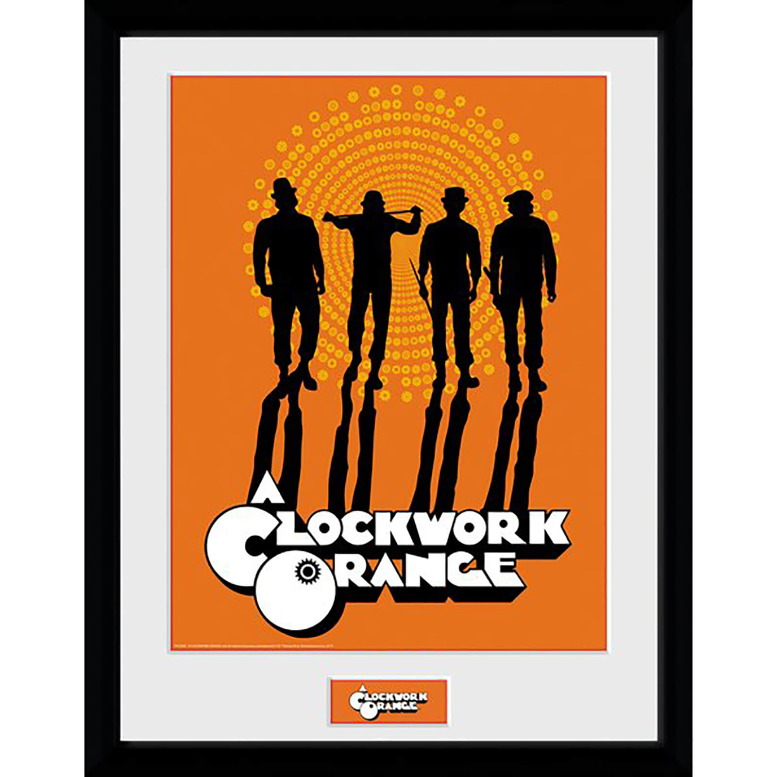 Clockwork Orange Silhouettes Framed Photograph 12 x 16 ...