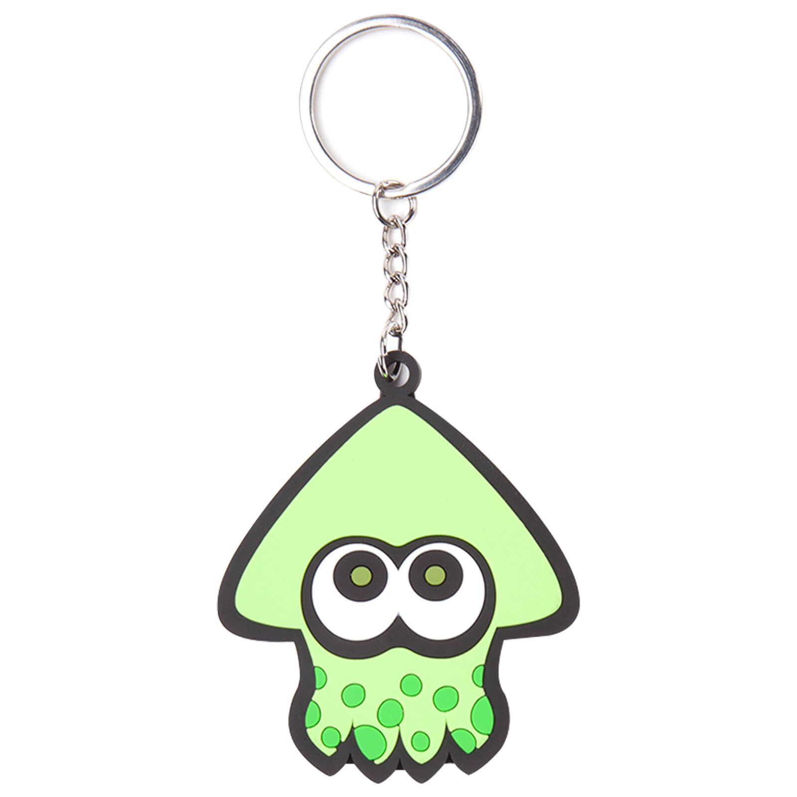 Splatoon Green Squid Rubber Keychain Nintendo Official Uk Store 8176