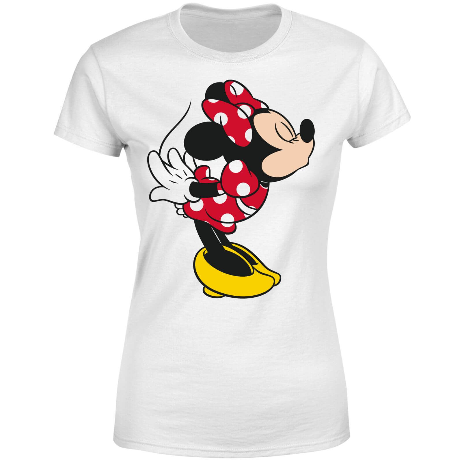 Disney Mickey Mouse Minnie Split Kiss Women's T-Shirt ...