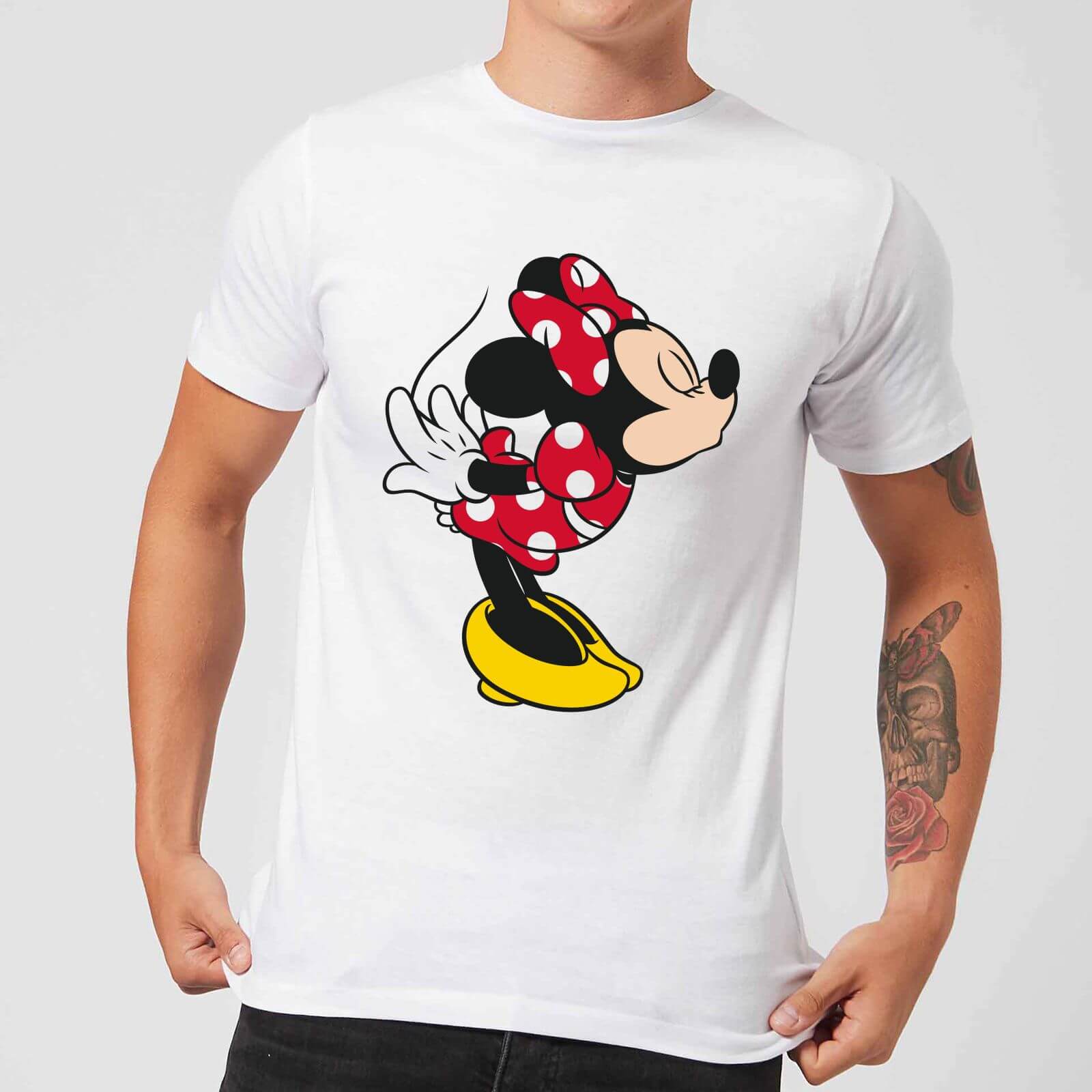 Disney Mickey Mouse Minnie Split Kiss T