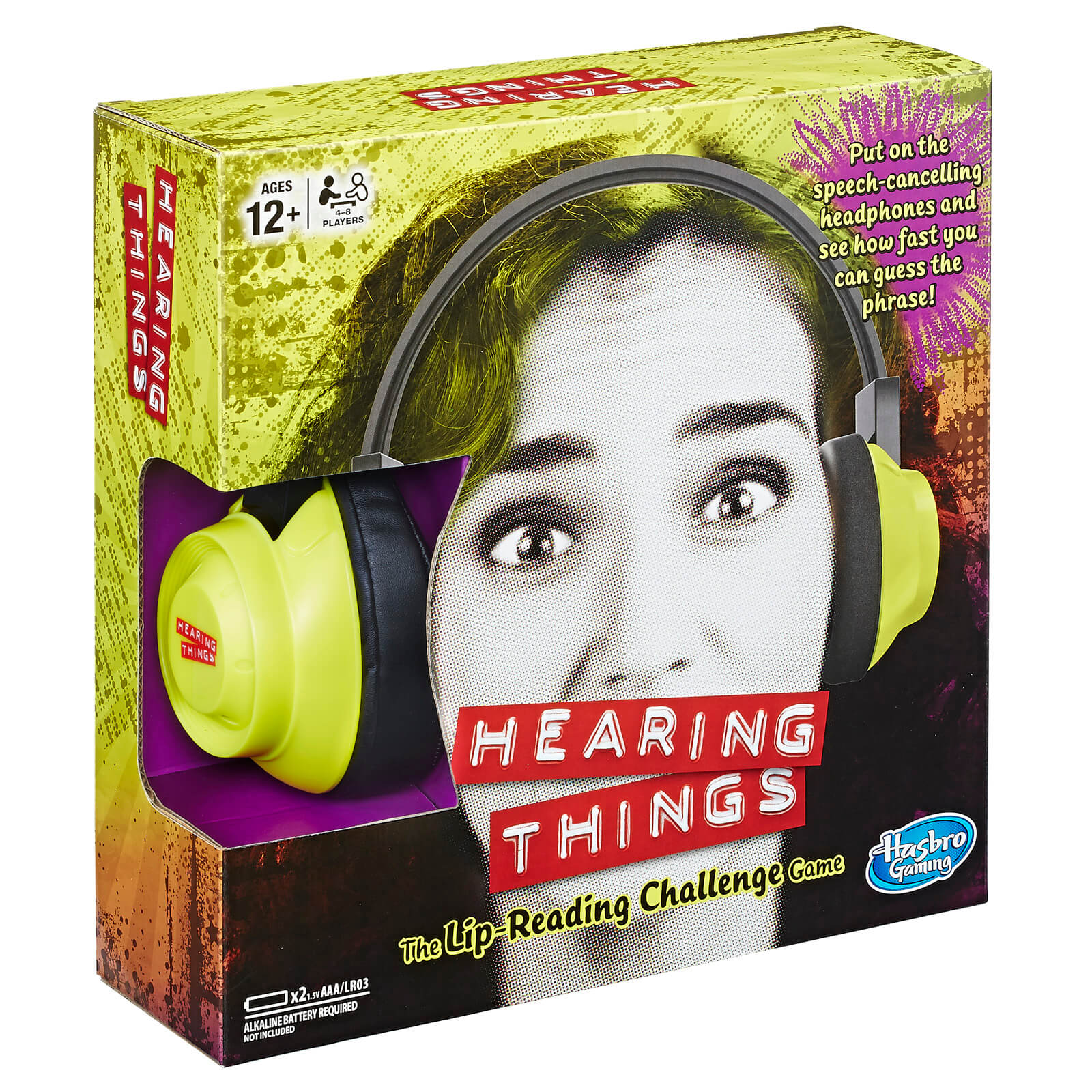 thumbnail image 2 of BR1…Hasbro Hearing Things Lip Reading Game, Comes With The Original Box See Pictures For Details 2 of 11