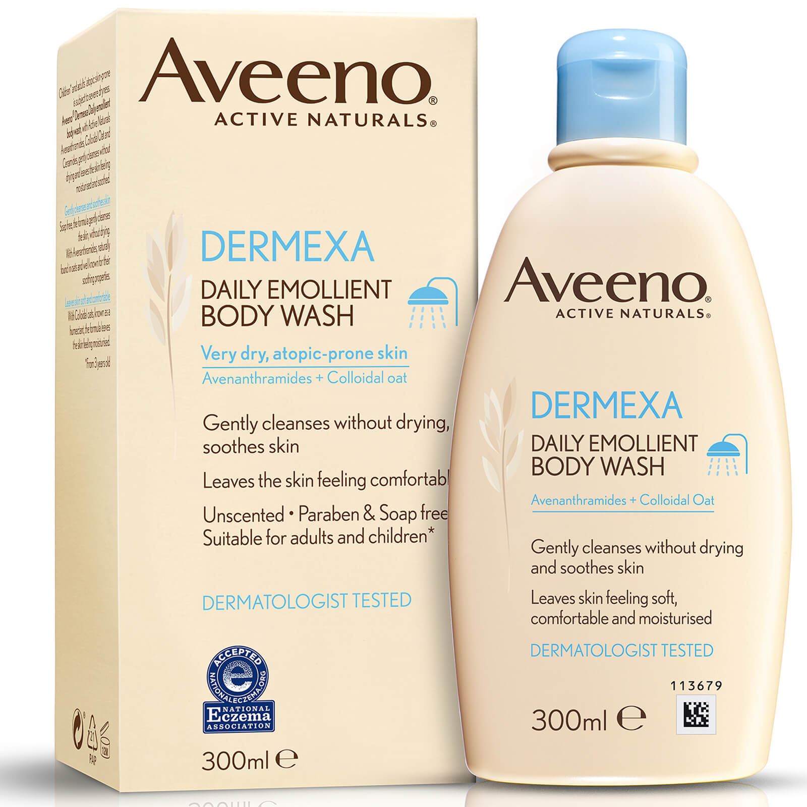 Aveeno Dermexa Daily Emollient Body Wash 300ml