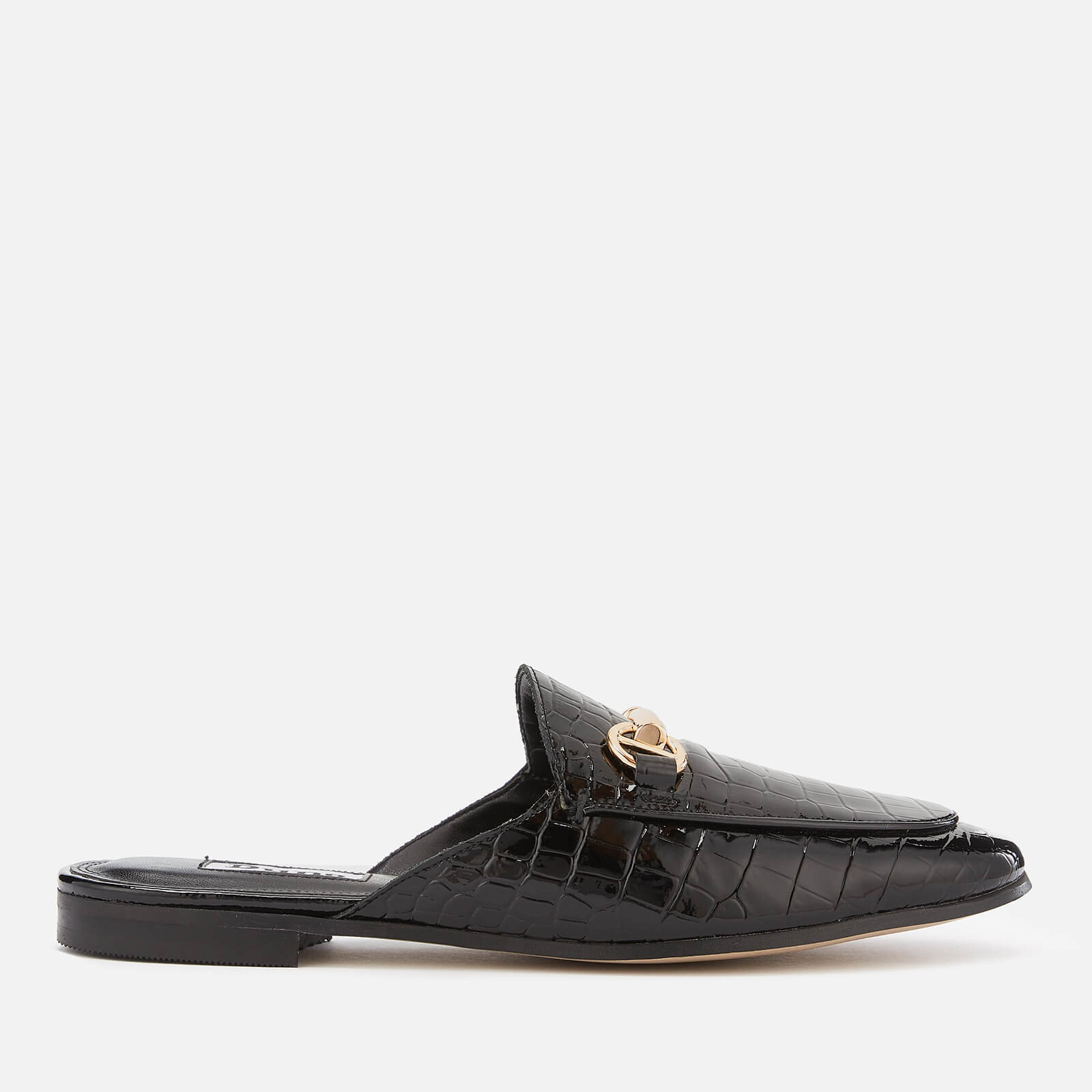 dune black loafers women's