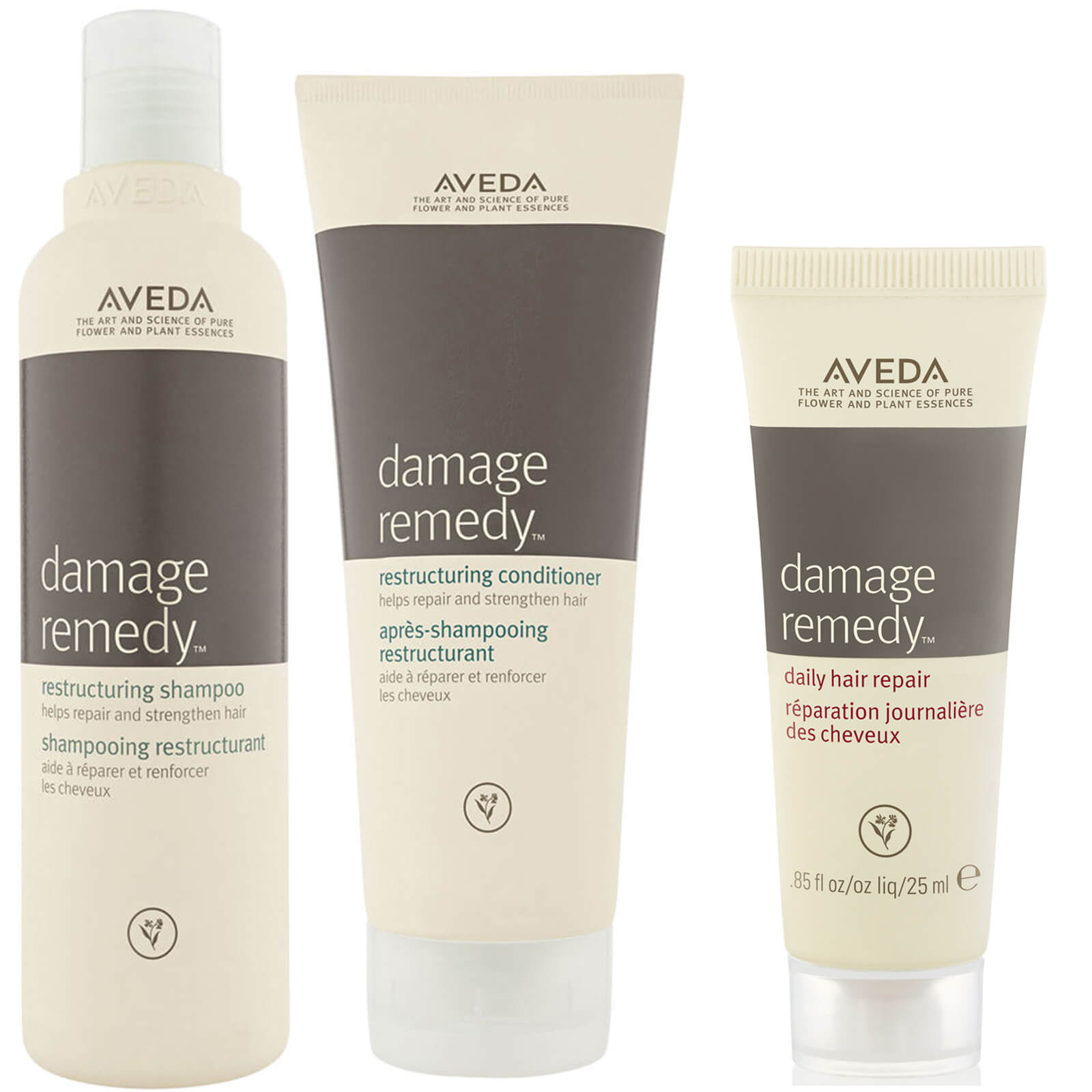 Aveda Damage Remedy Restructuring Shampoo And Conditioner Duo With