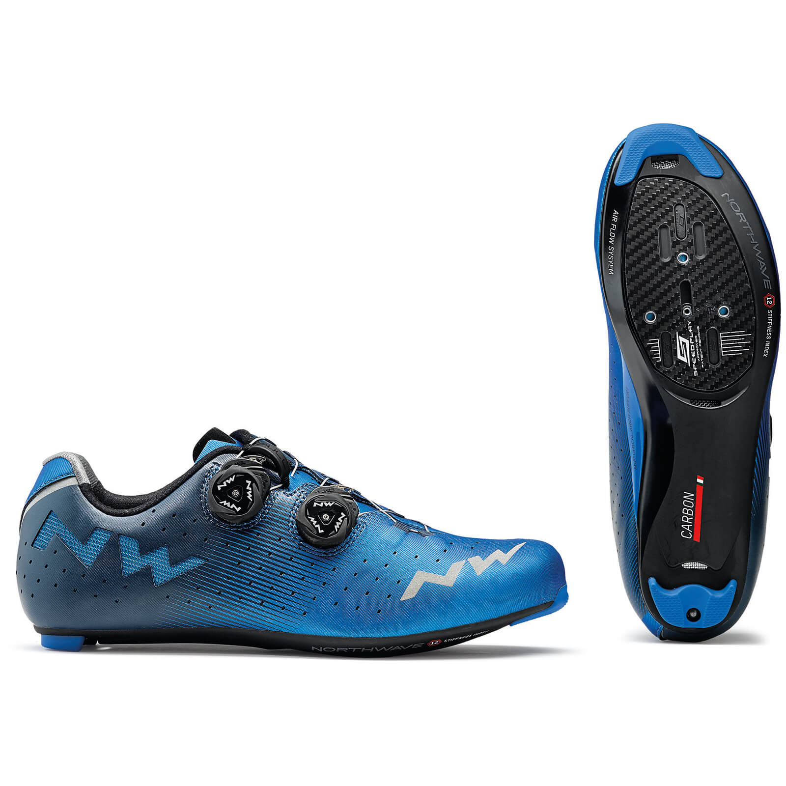 Northwave Revolution Cycling Shoes Blue ProBikeKit UK