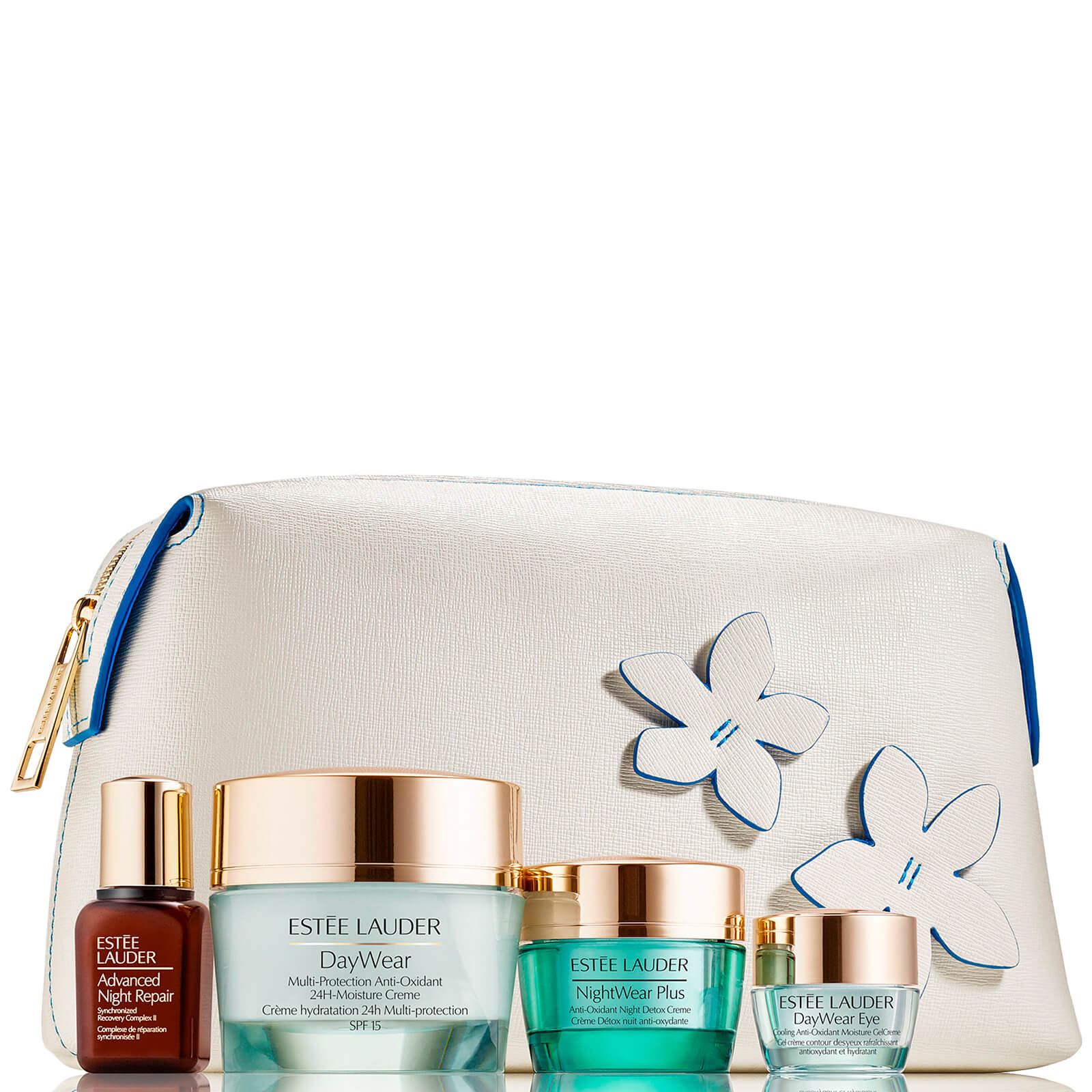 Estee Lauder Cosmetic Bag With Deluxe Sle Of Skincare Makeup Set 2