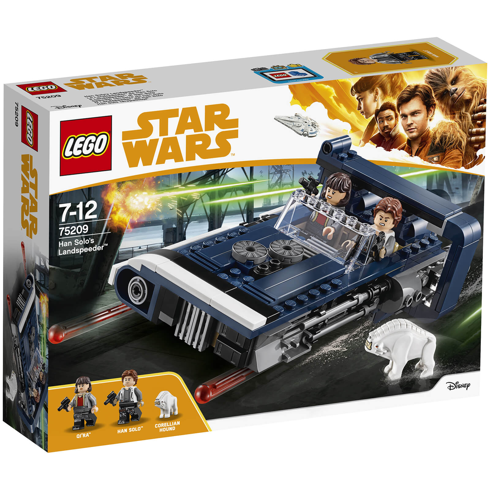 Lego Star Wars Han Solo Zeus Chariot 75209