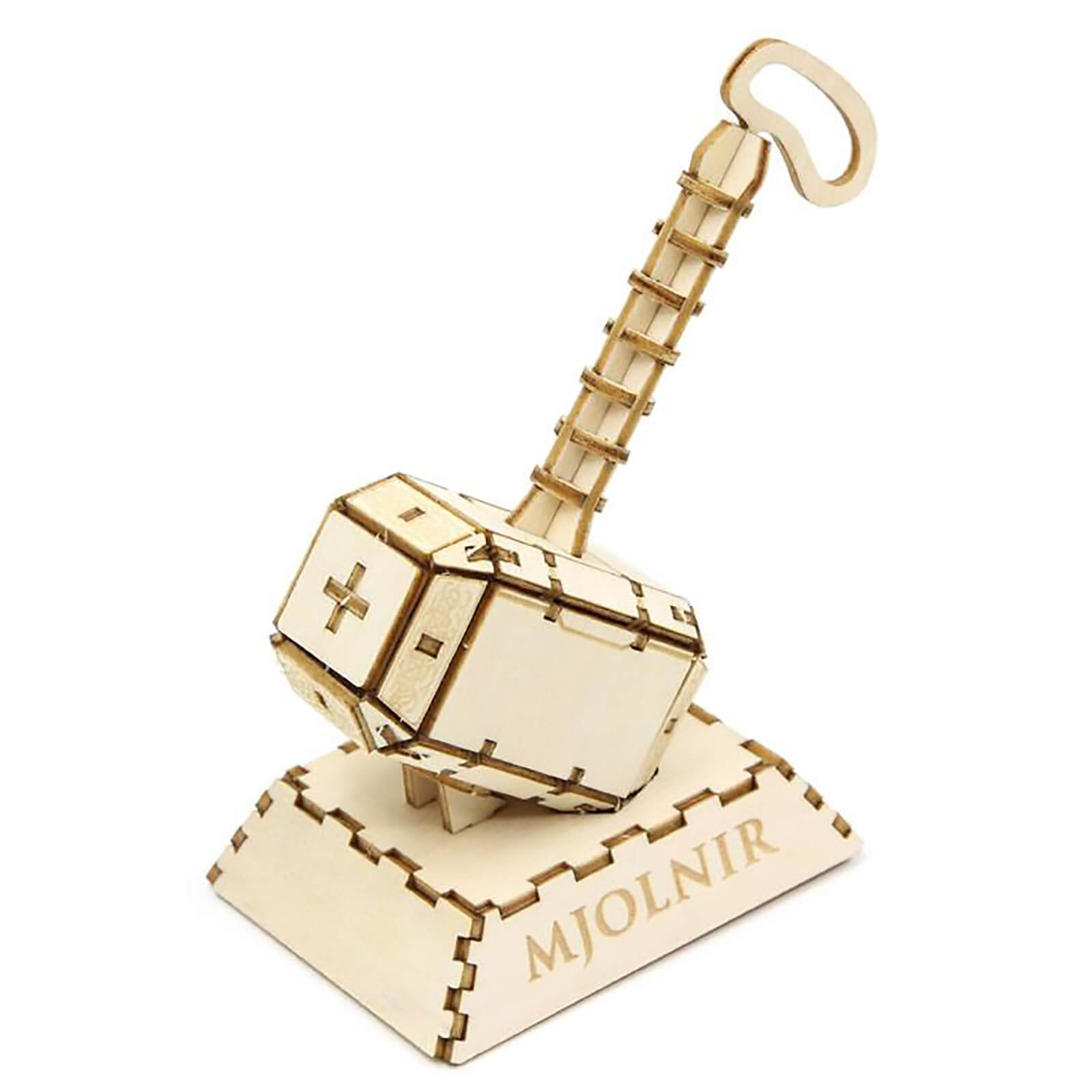 Incredibuilds Marvel Thor 3d Wooden Model Kit Mjolnir