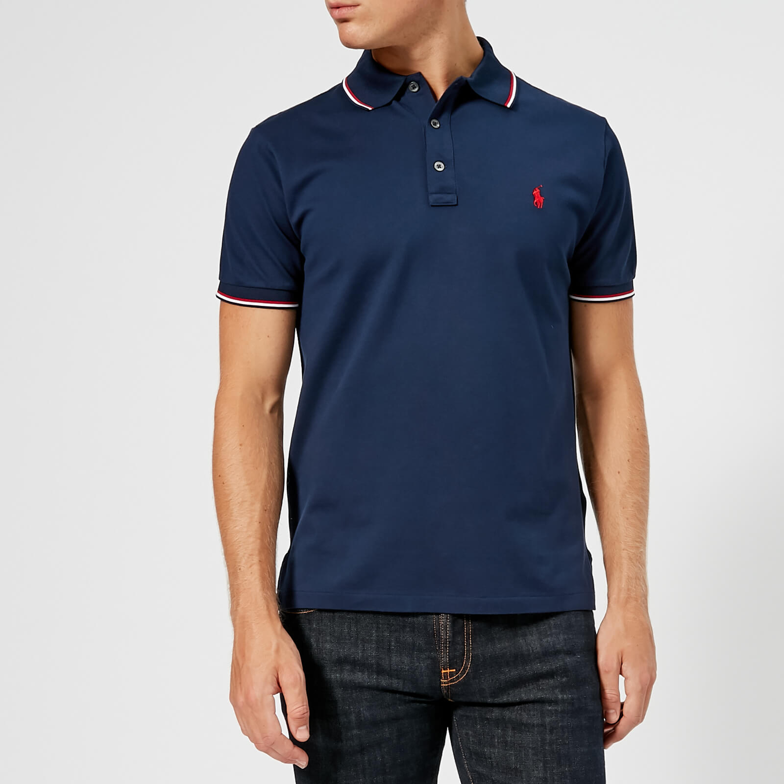 polo ralph lauren custom slim fit stretch mesh