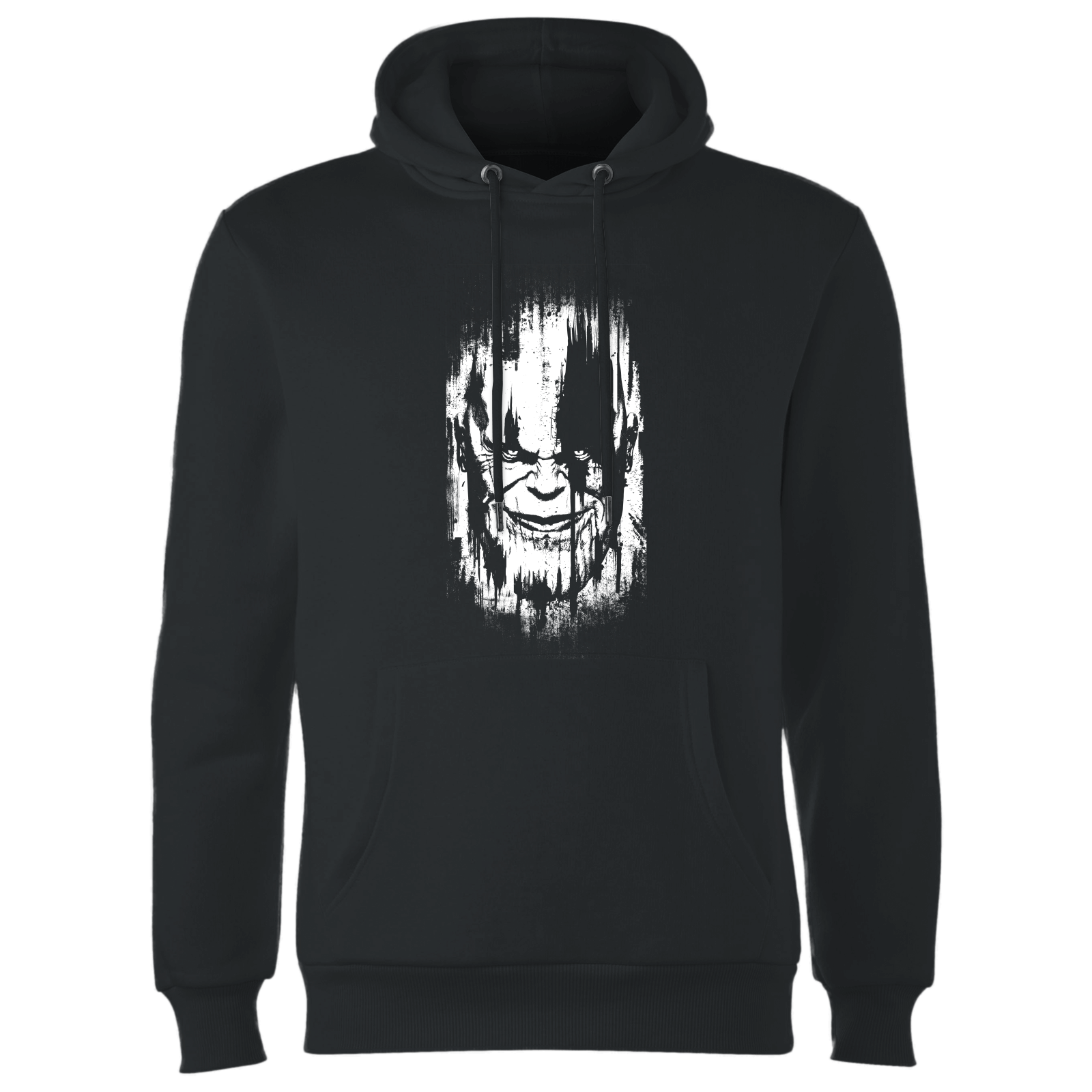 Marvel Avengers Infinity War Thanos Face Hoodie Black Clothing