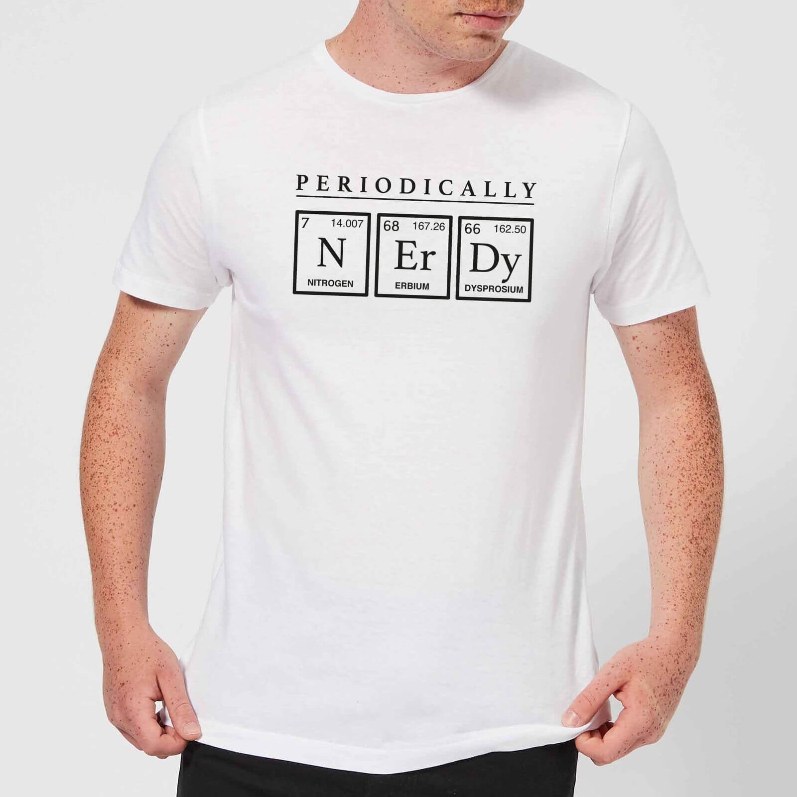 Periodically Nerdy T Shirt White Iwoot