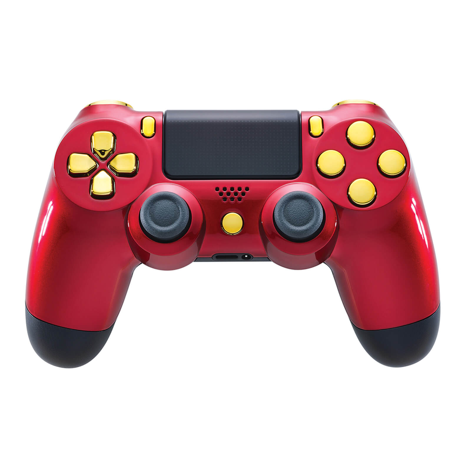 Playstation 4 Controller - Crimson Red & Gold Games ...