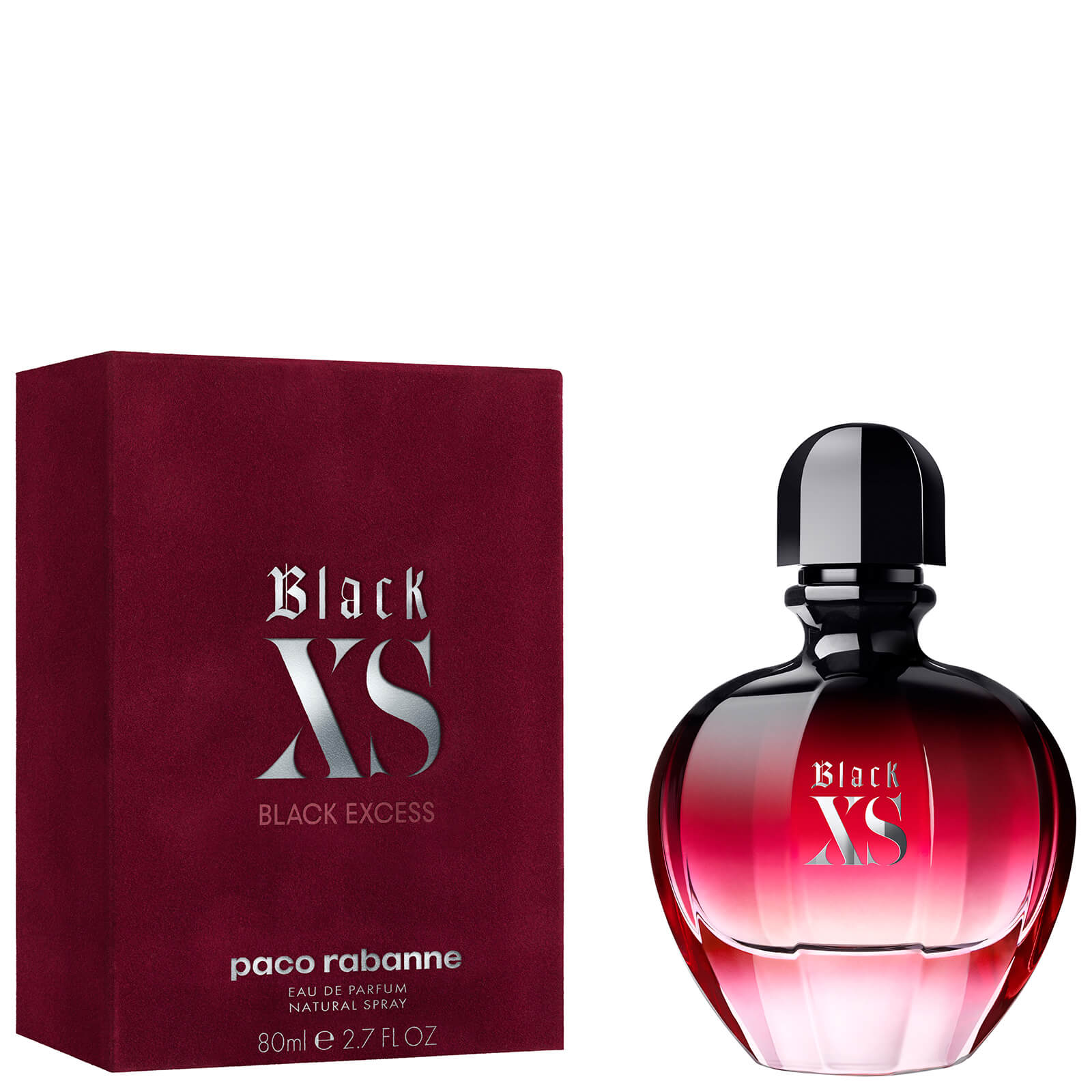 Paco Rabanne Black Xs For Her Eau De Parfum 80ml Free Shipping