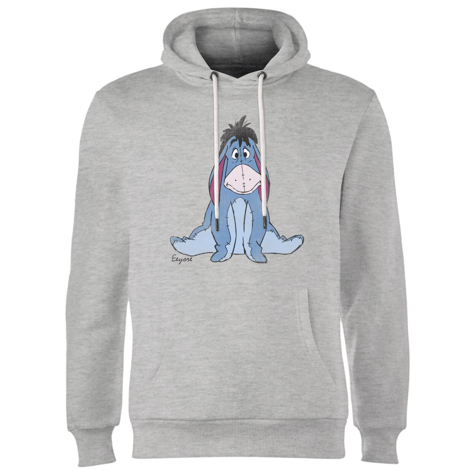 Disney Winnie The Pooh Eeyore Classic Hoodie Grey Clothing