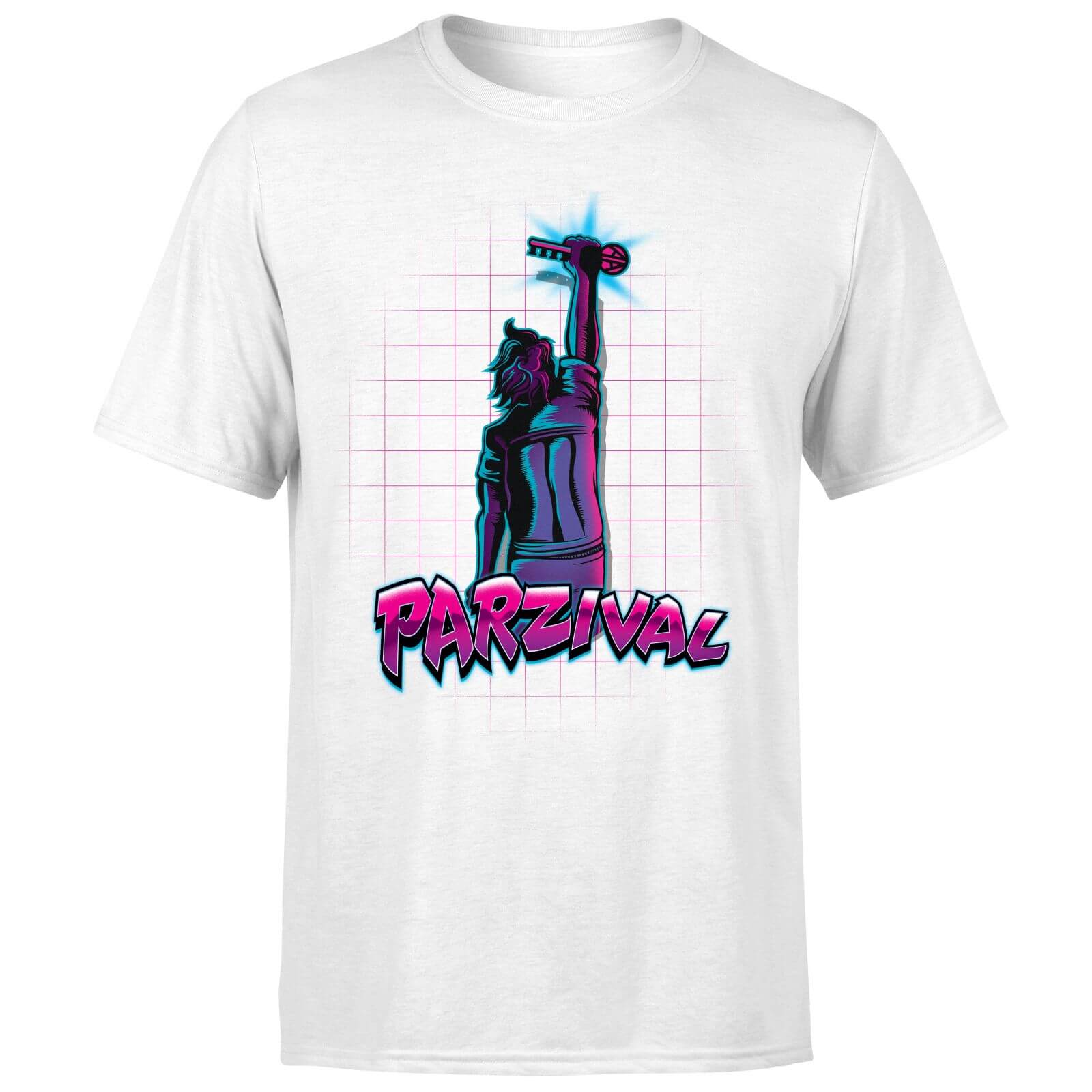 Ready Player One Parzival Key T Shirt White Clothing Zavvi Uk