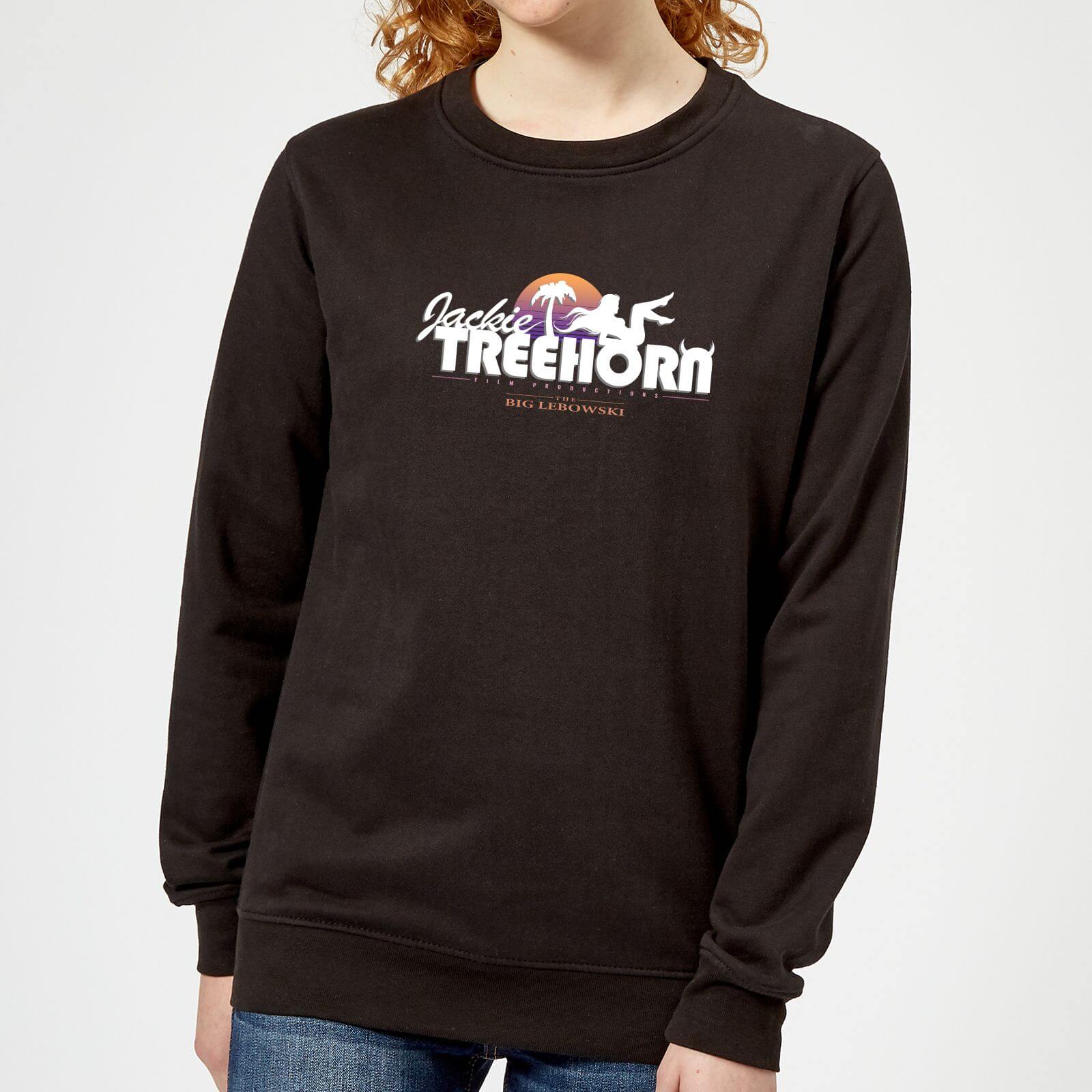 The Big Lebowski Treehorn Logo Damen Pullover Schwarz