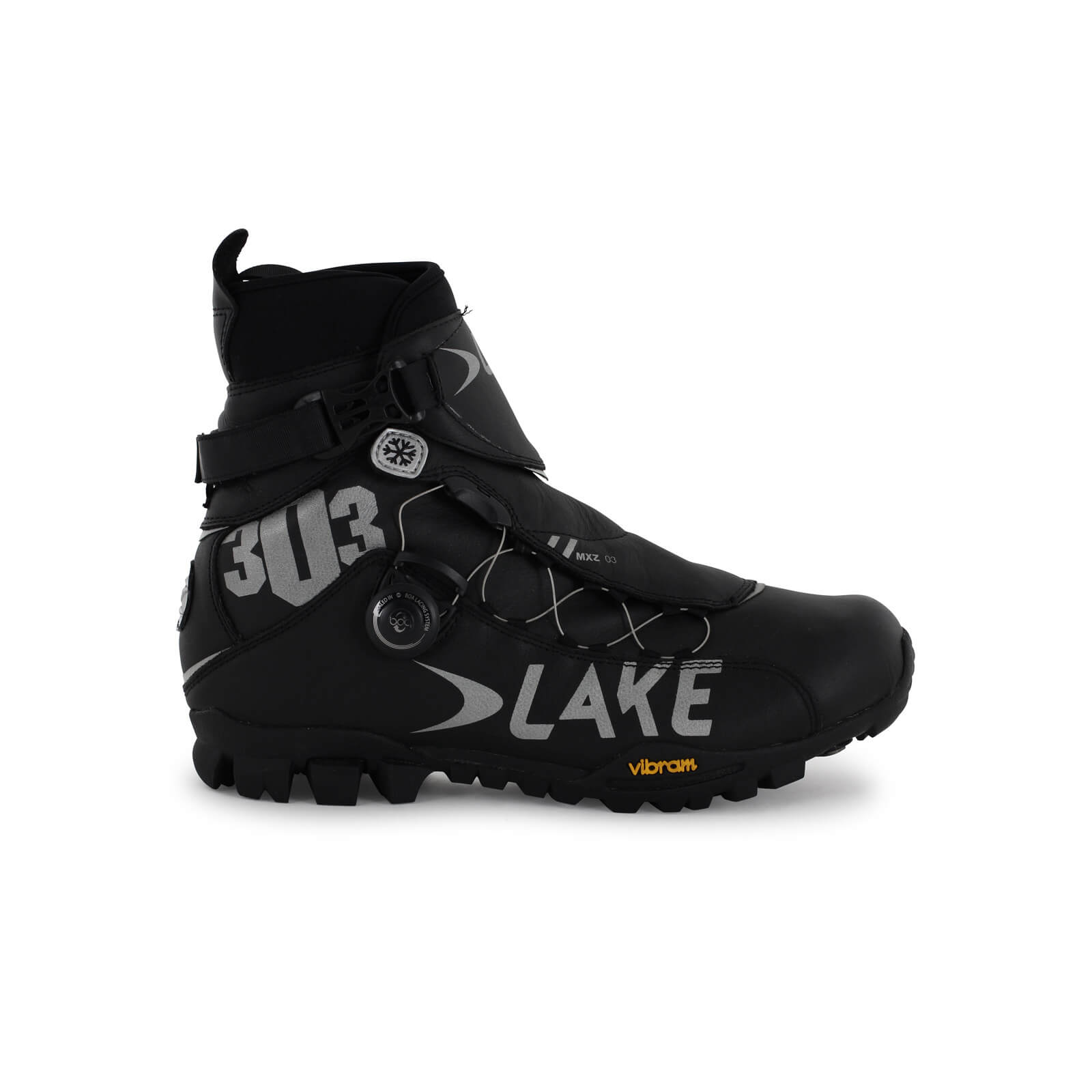 Lake Mxz303 Wide Fit Winter Mtb Boots Black Probikekit Com
