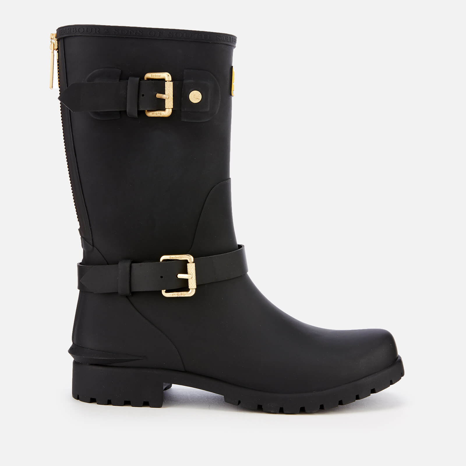 barbour biker wellies