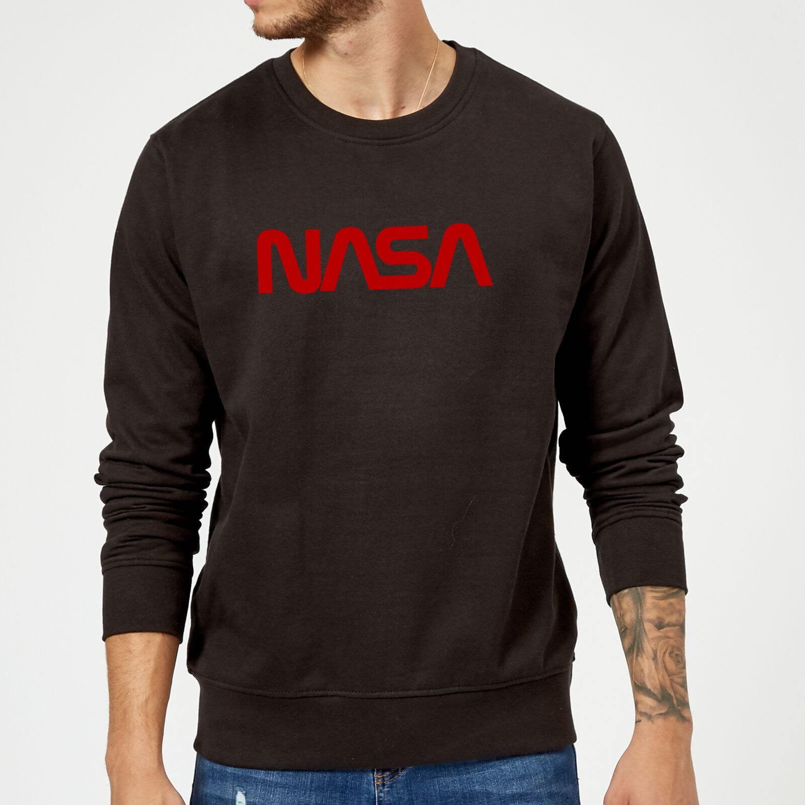 nasa worm sweatshirt