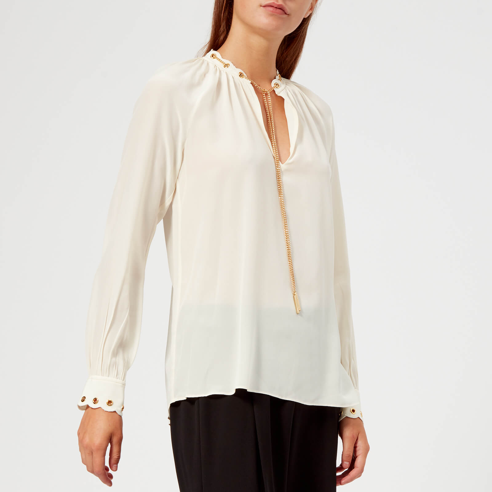 michael kors chain blouse