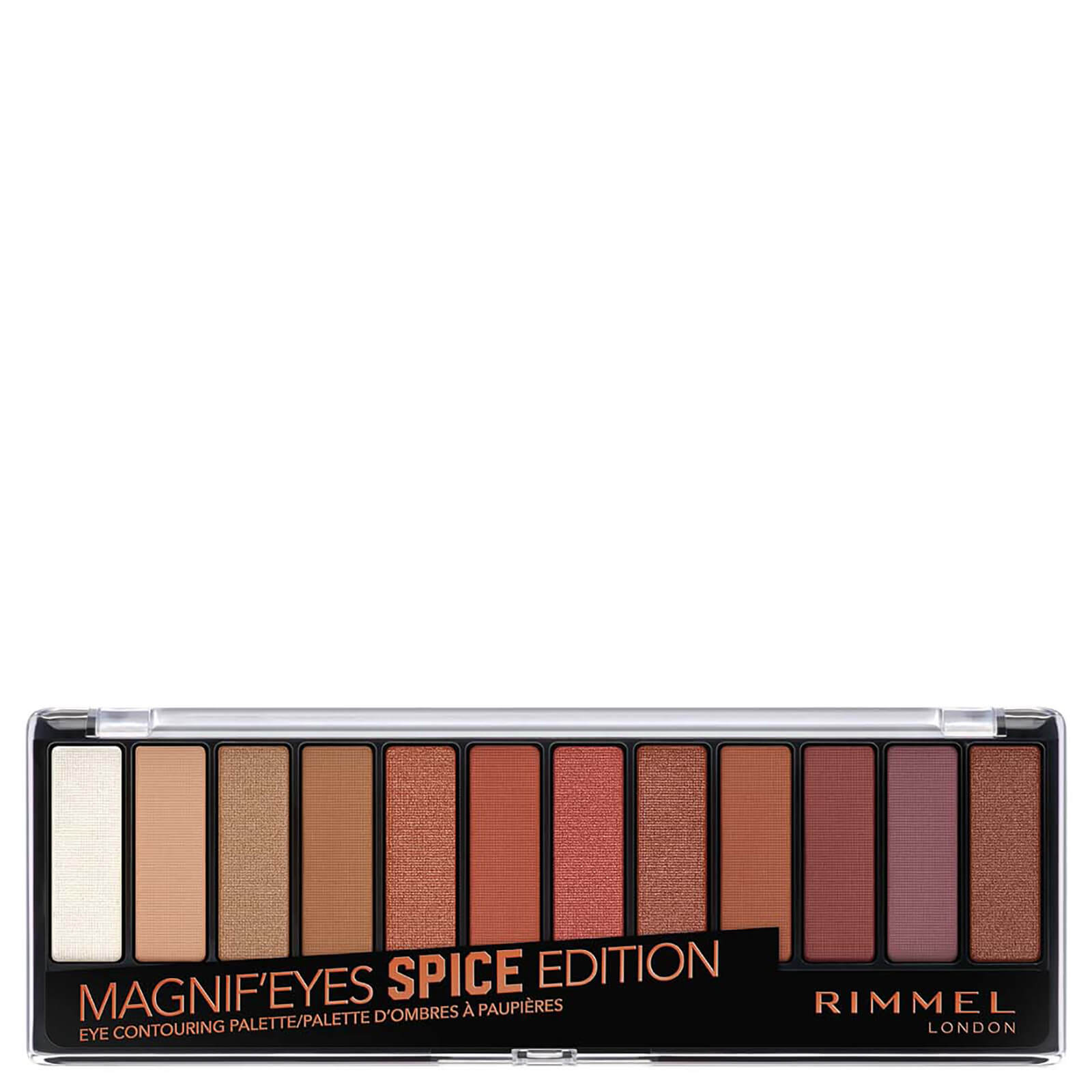 Rimmel Magnif'eyes 12 Pan Shade Palette 14g - Spice