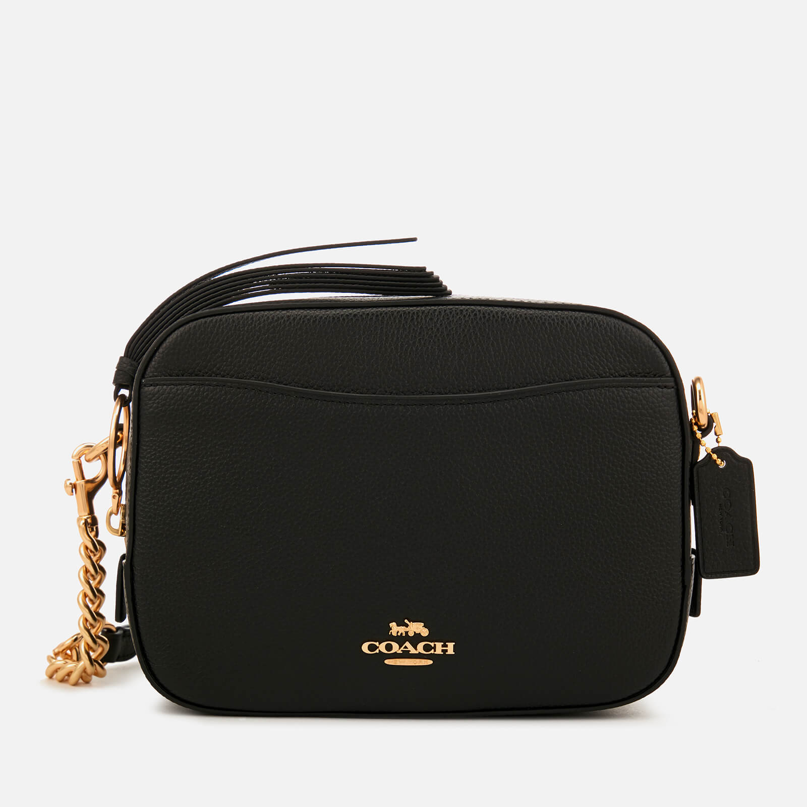 black camera bag