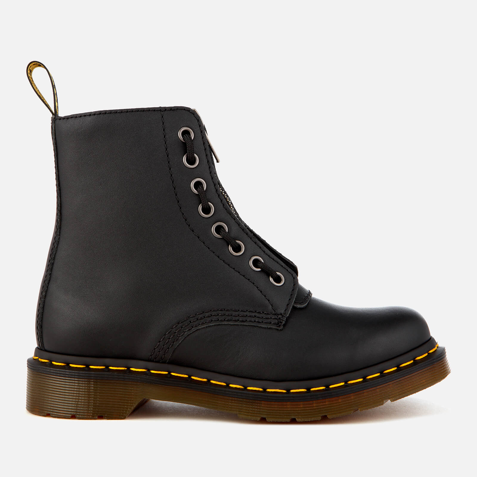 1460 pascal front zip 8 eye boot