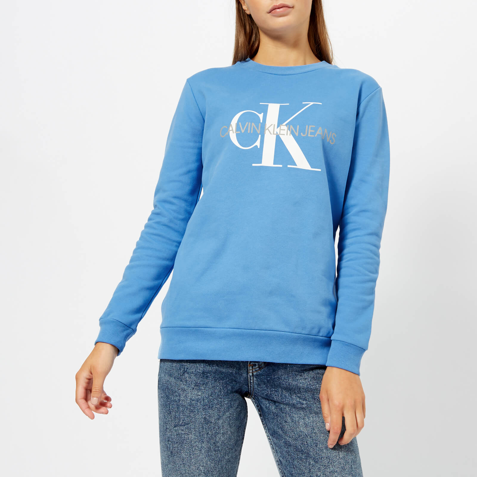 calvin klein blue sweater