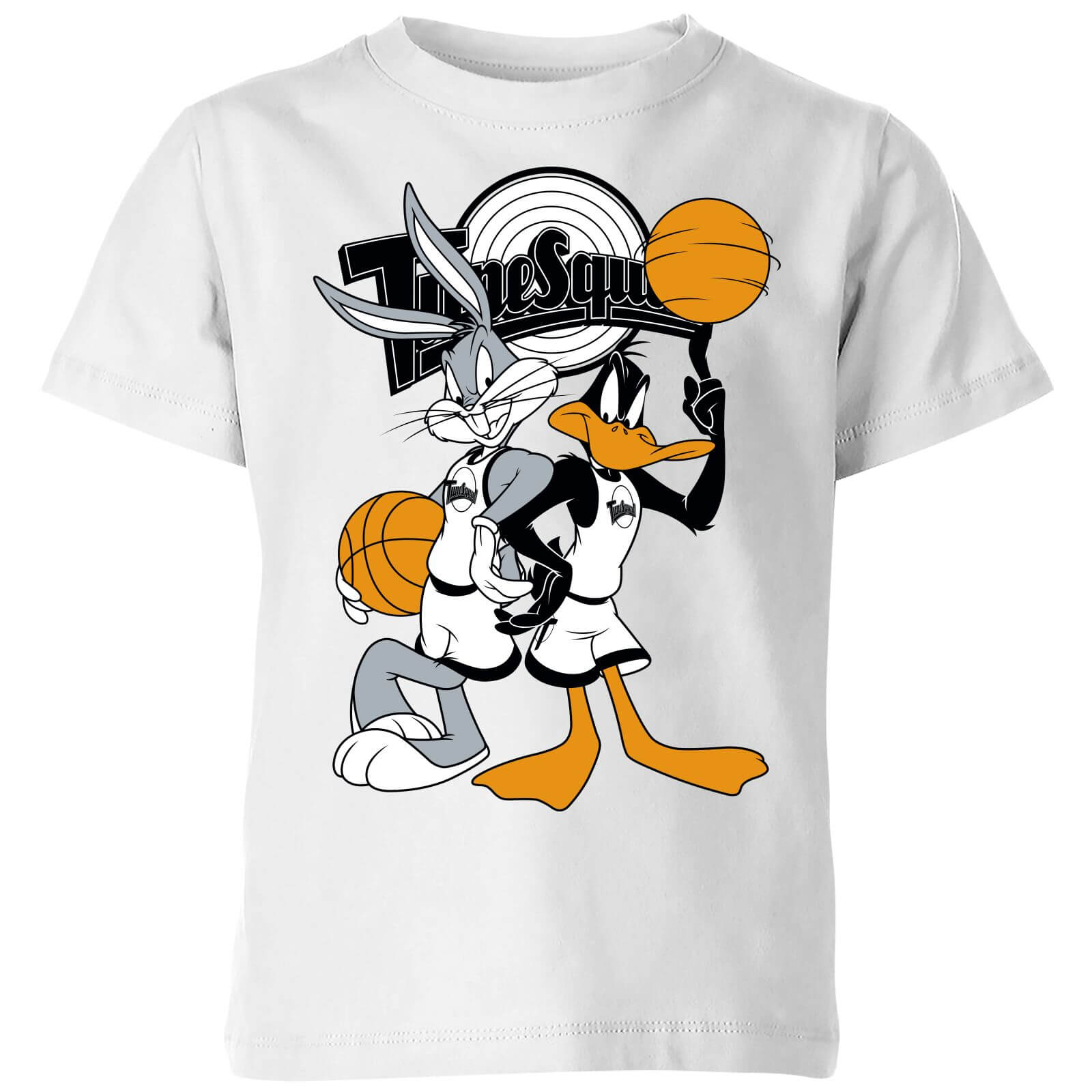 Space Jam Bugs And Daffy Tune Squad Kids T Shirt White Clothing