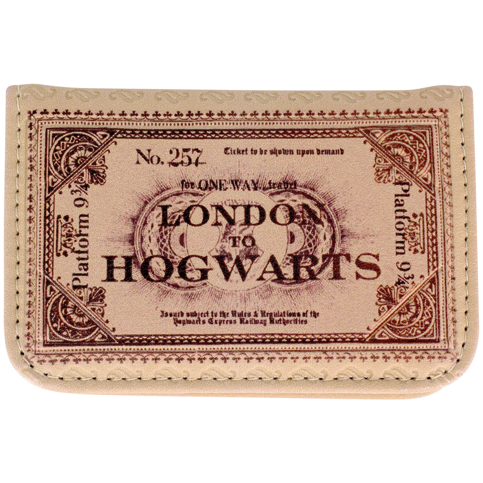 Harry Potter Travel Pass Holder London to Hogwarts