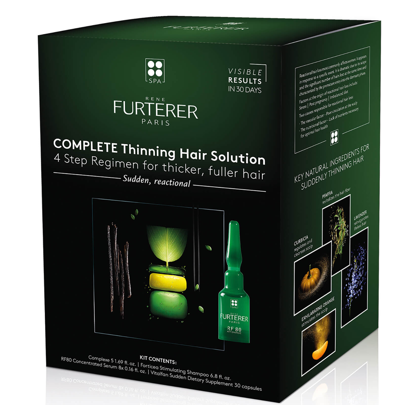 Rene Furterer Rf 80 Atp Energie 4 Step Kit For Sudden Thinning