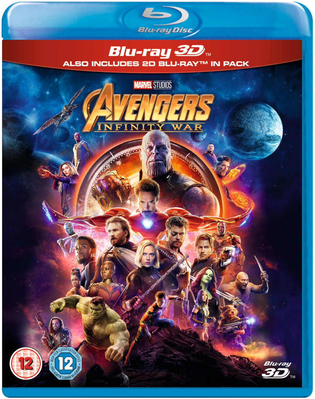 Avengers Infinity War 3d Includes 2d Version Blu Ray Zavvi Uk