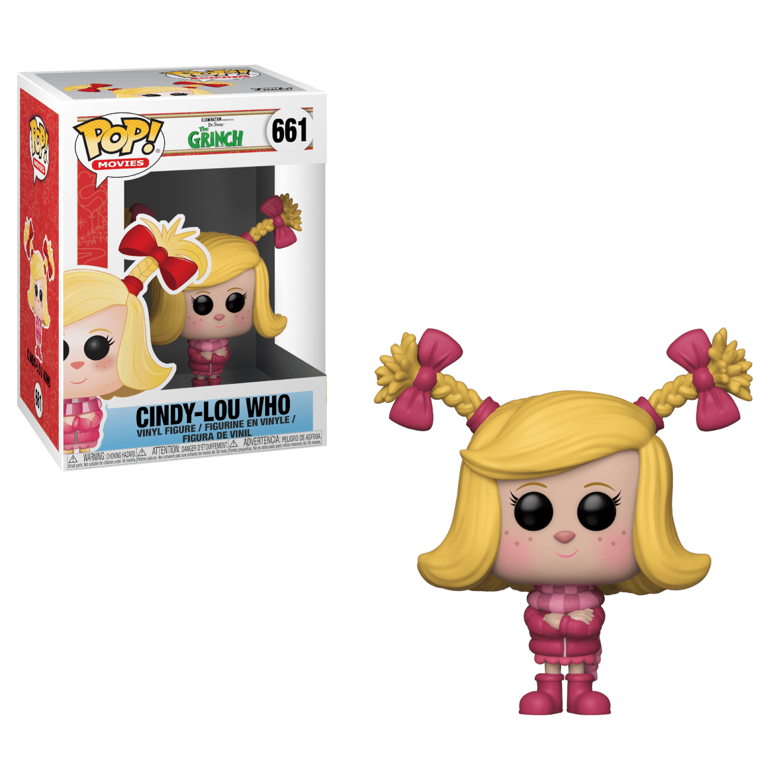 The Grinch 2018 Cindy Lou Who Pop Vinyl Figure Merchandise Zavvi Uk