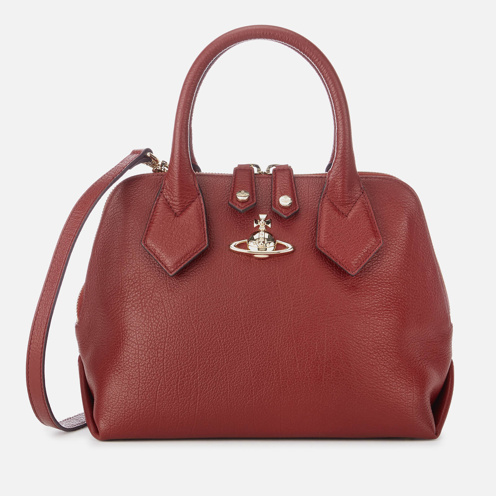 vivienne westwood burgundy bag