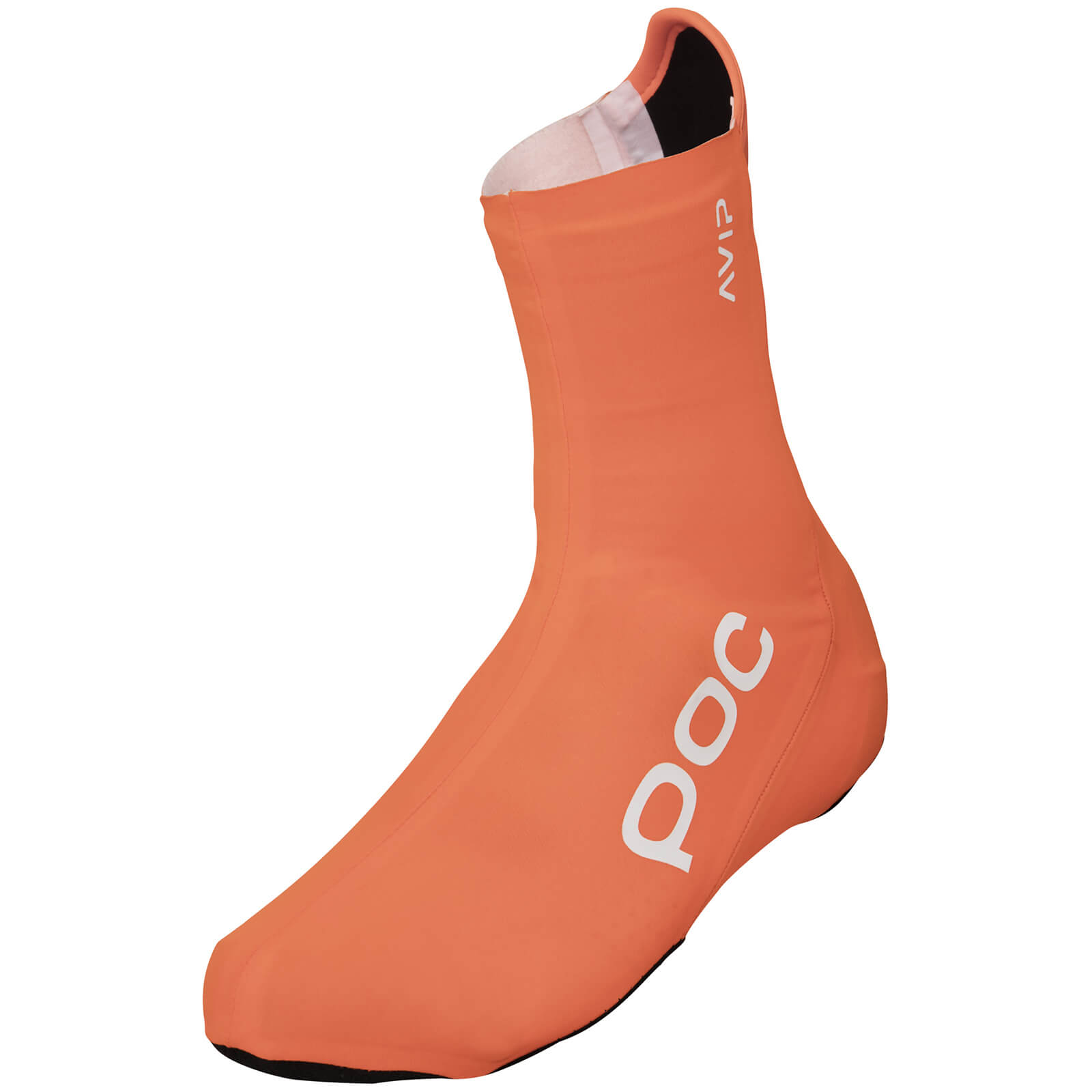 orange cycling overshoes