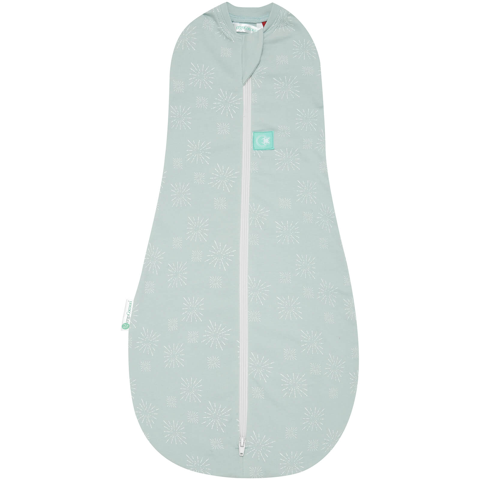 Ergopouch Cocoon Swaddle And Sleep Bag 2 5 Tog Mint Star