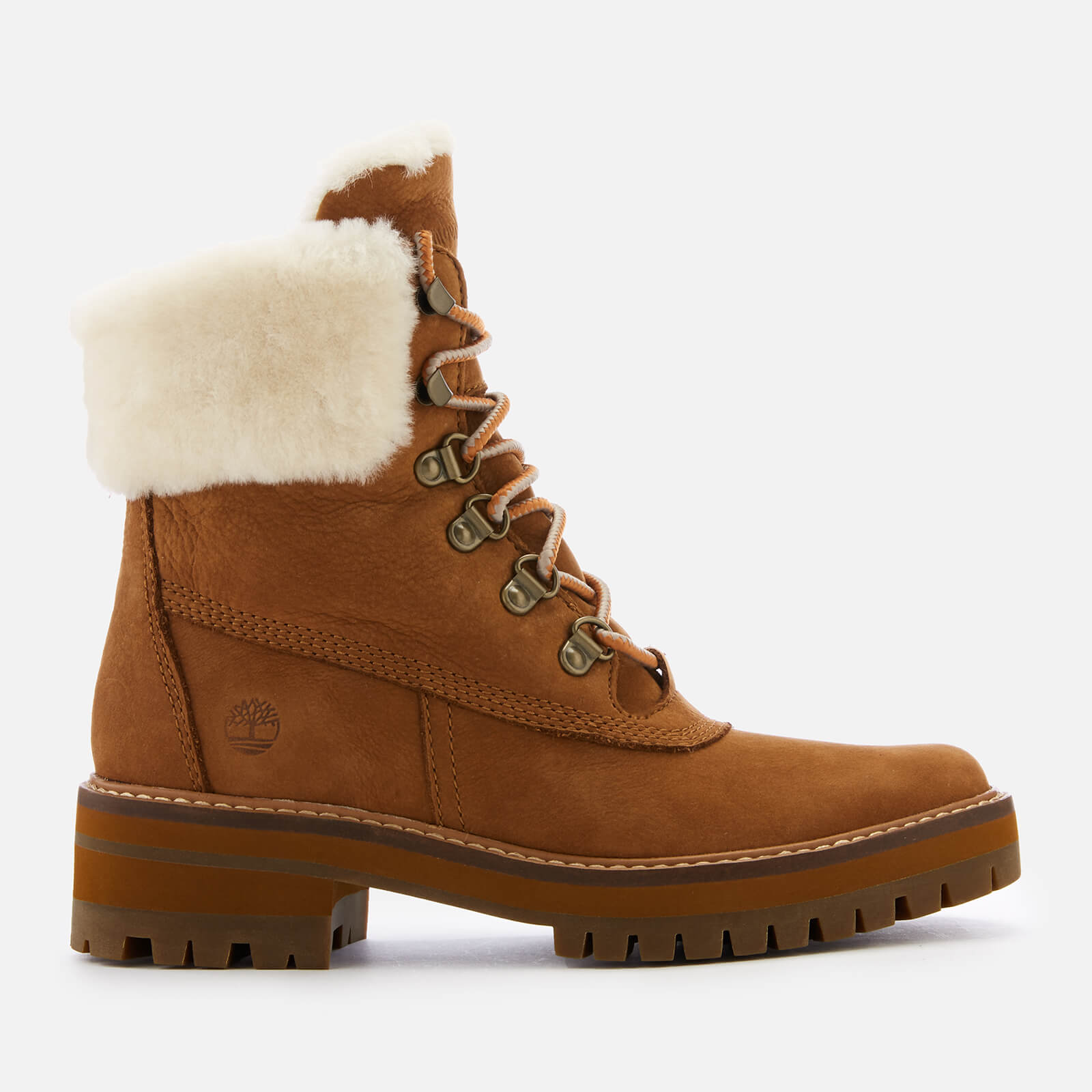timberland courmayeur valley shearling saddle leather ankle boots