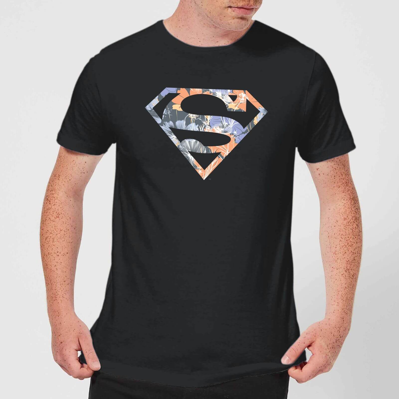 Dc Originals Floral Superman Men S T Shirt Black