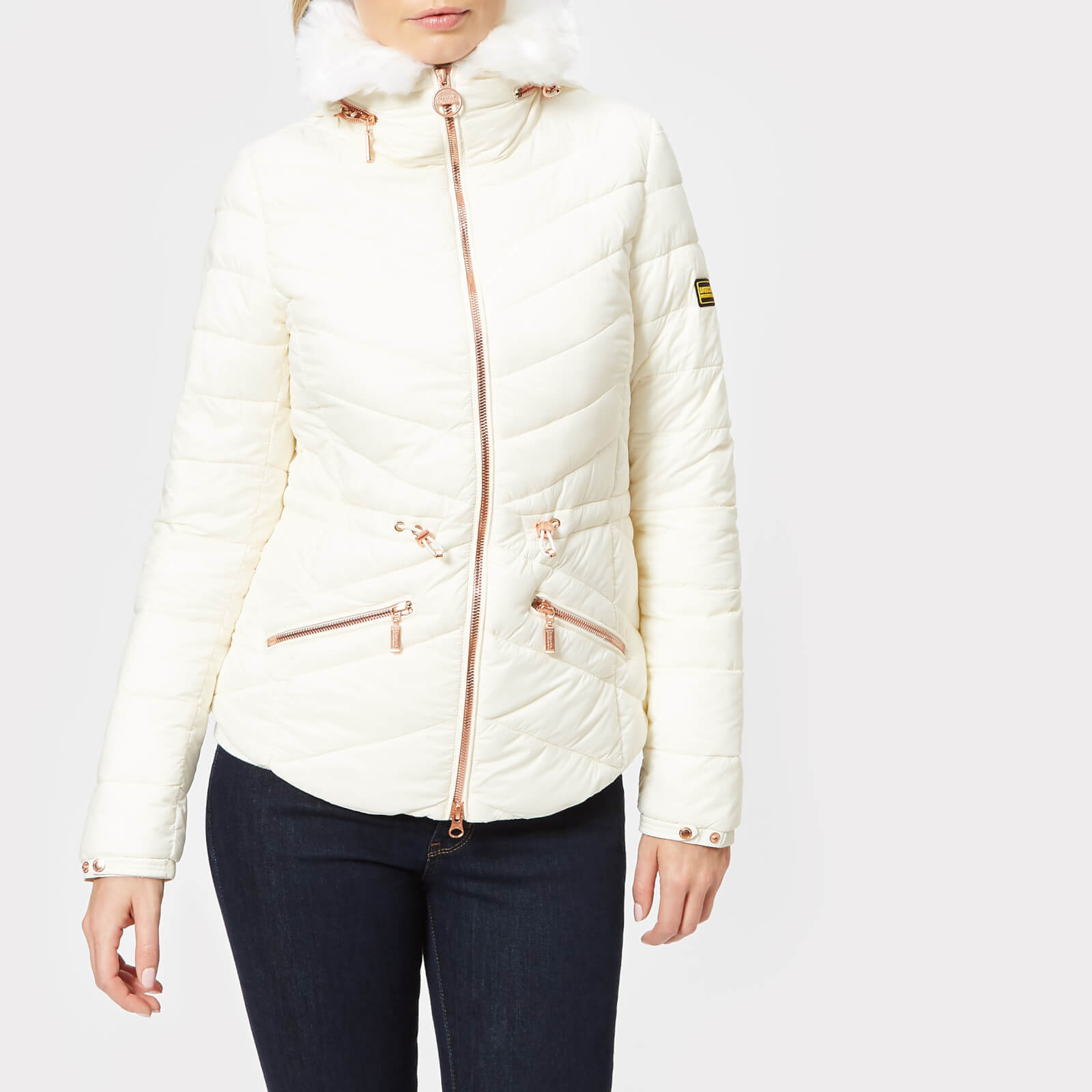 barbour international velencia quilted jacket