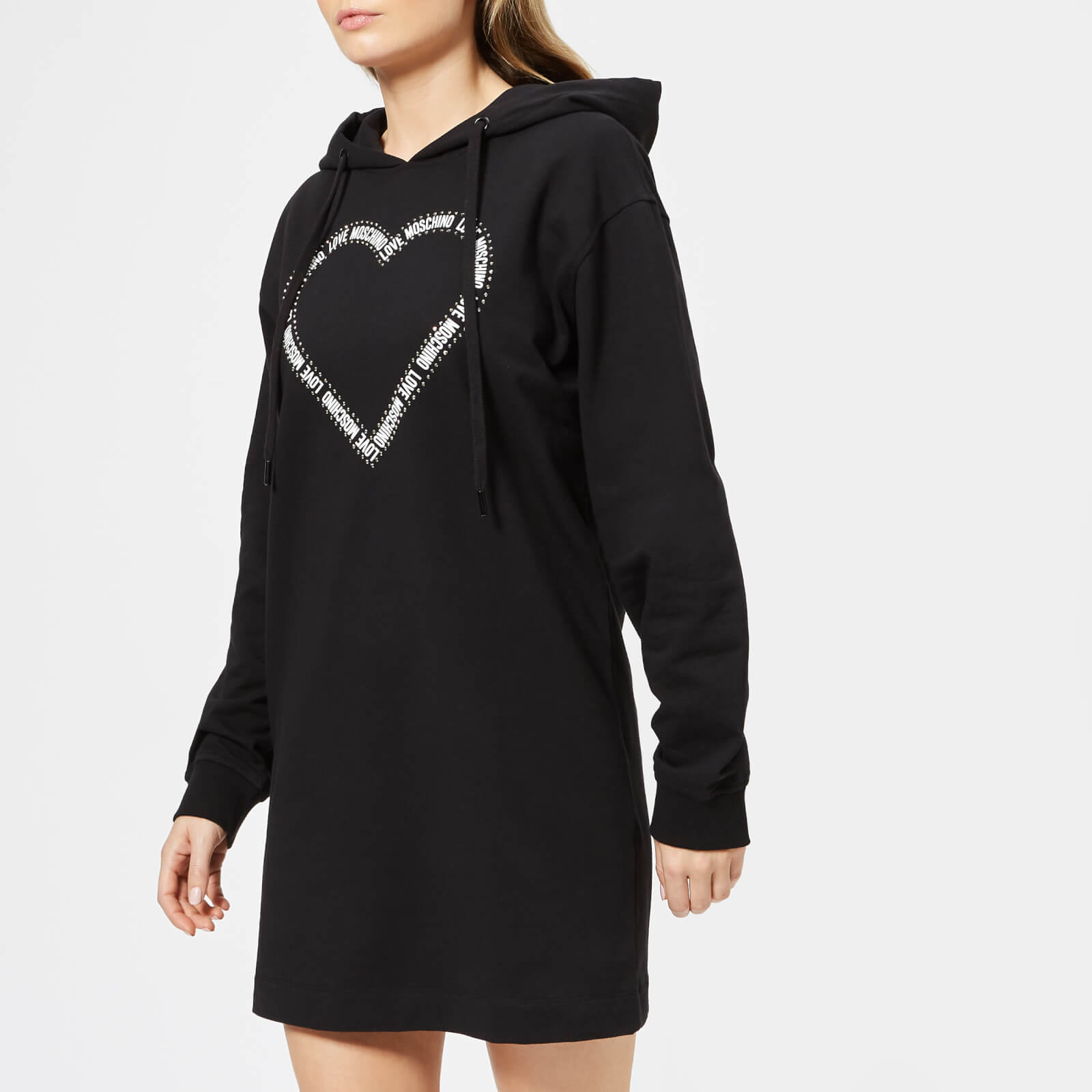 love moschino sweatshirt dress